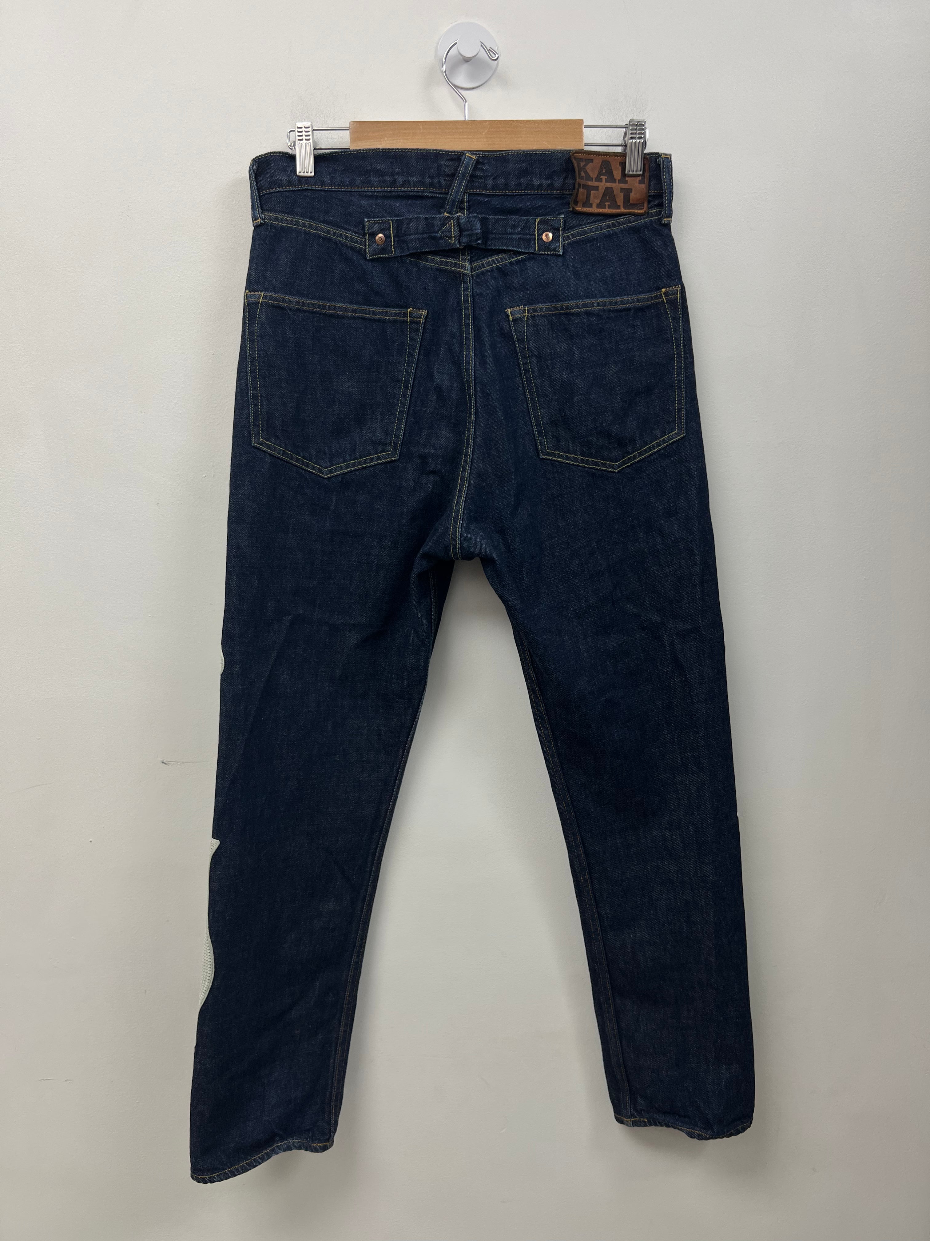 Kapital Navy Slevedge Jeans