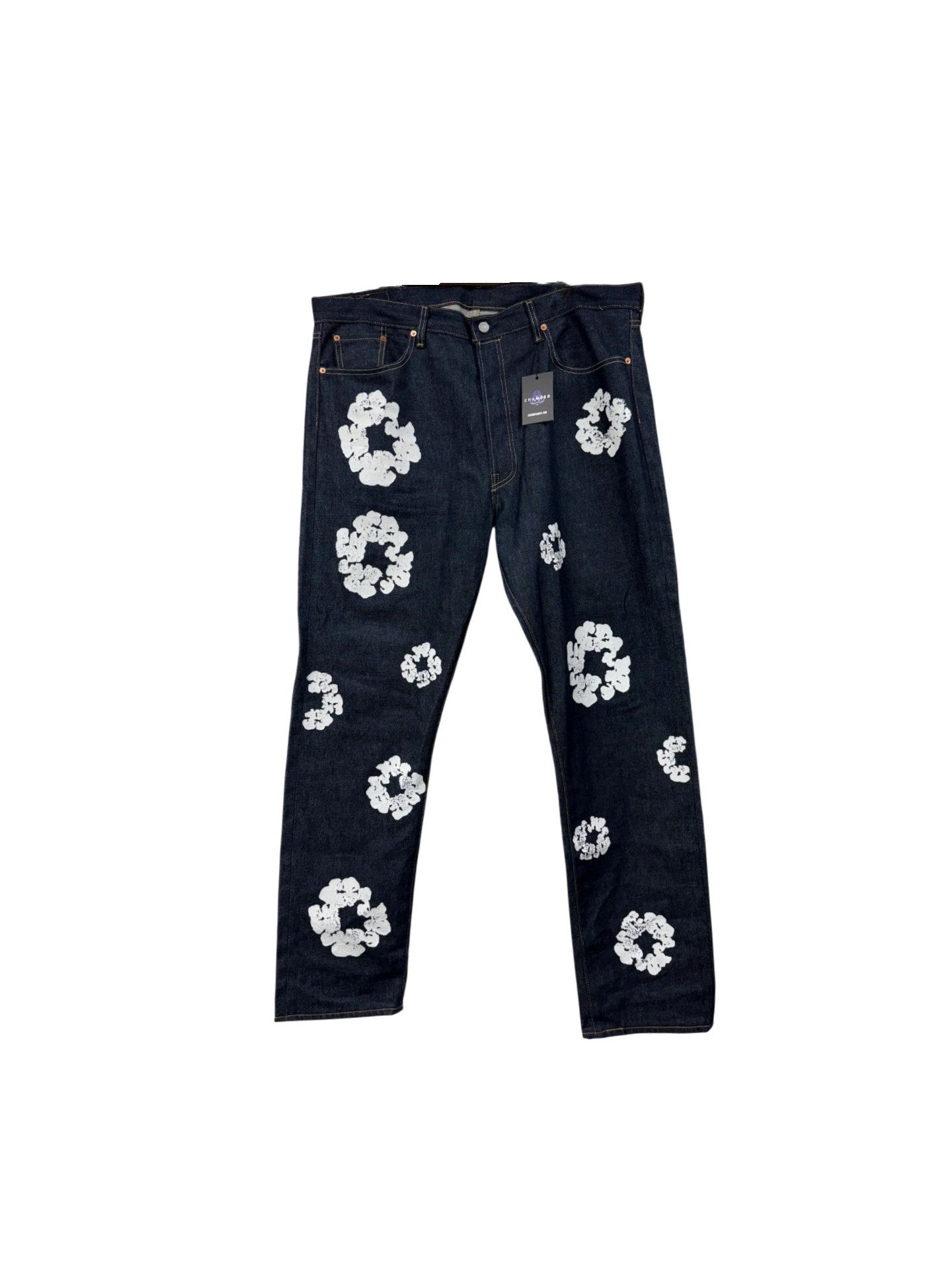 Denim Tears Cotton Wreath Navy Jeans
