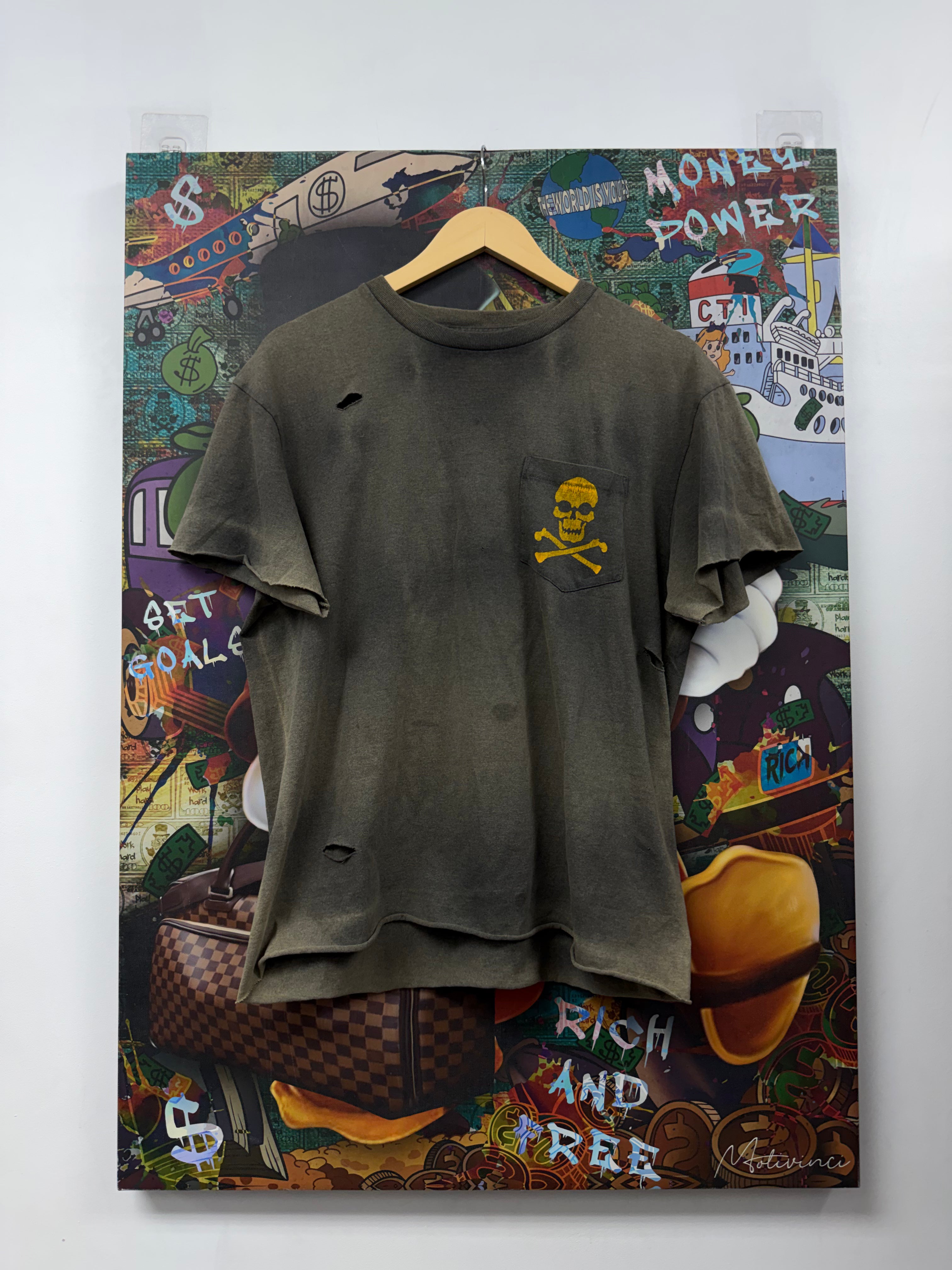 Gallery Dept Faded Skull Tee