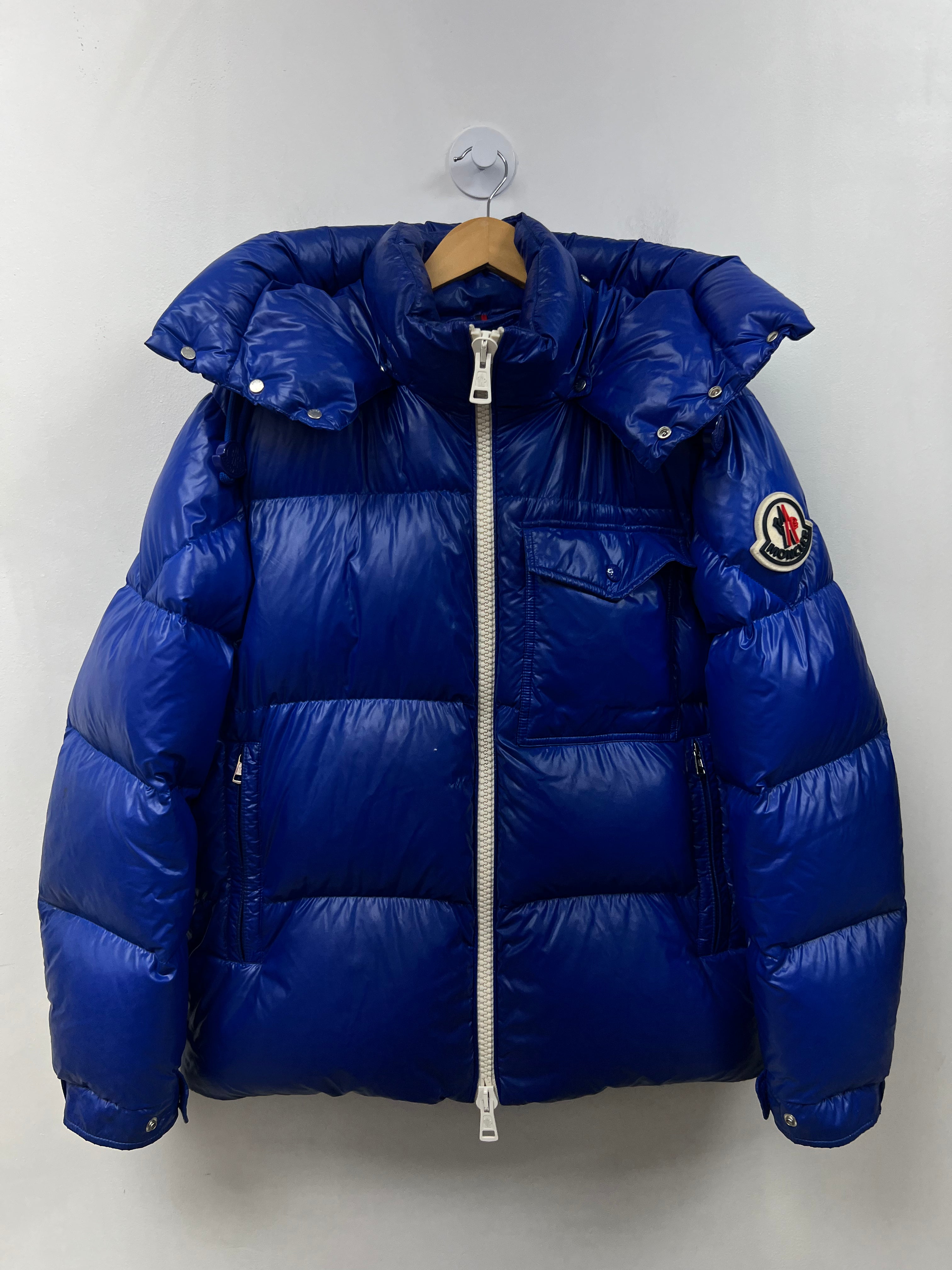Moncler Blue Vignemale (Small Stain On Sleeve) Puffer Jacket