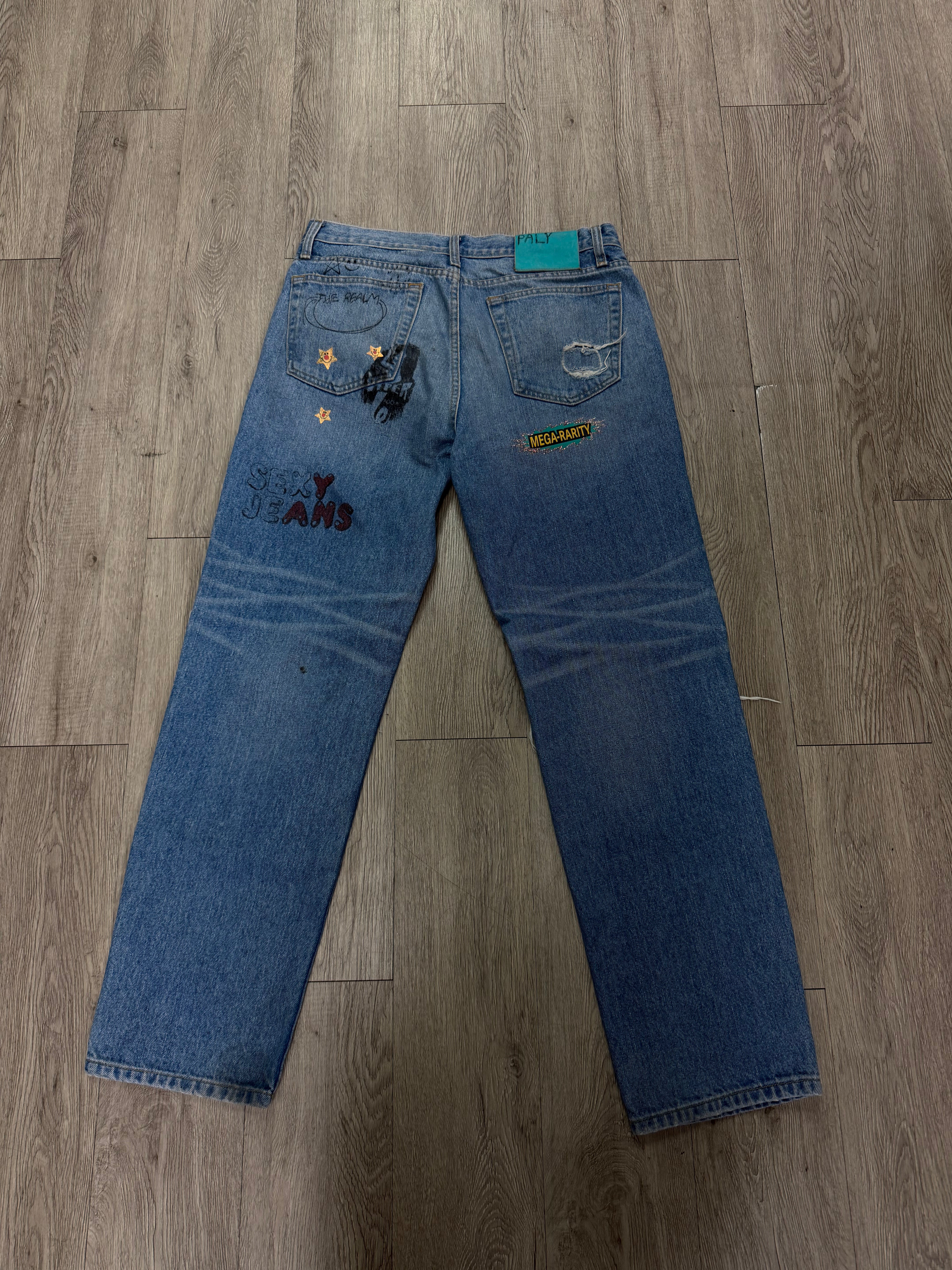 Paly Light Wash Someone In Hollywood Jeans