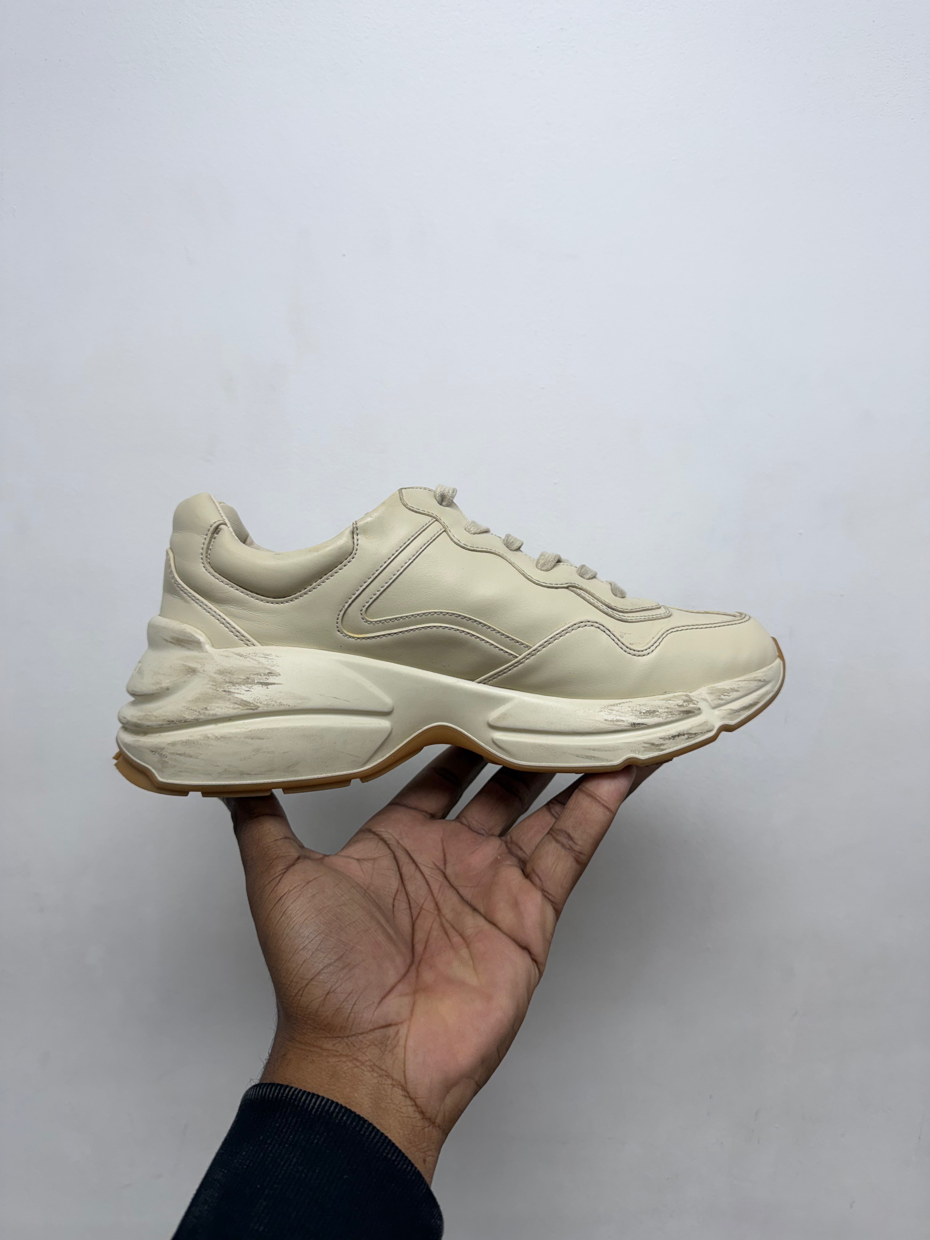 Gucci Cream 25 Rython Sneakers