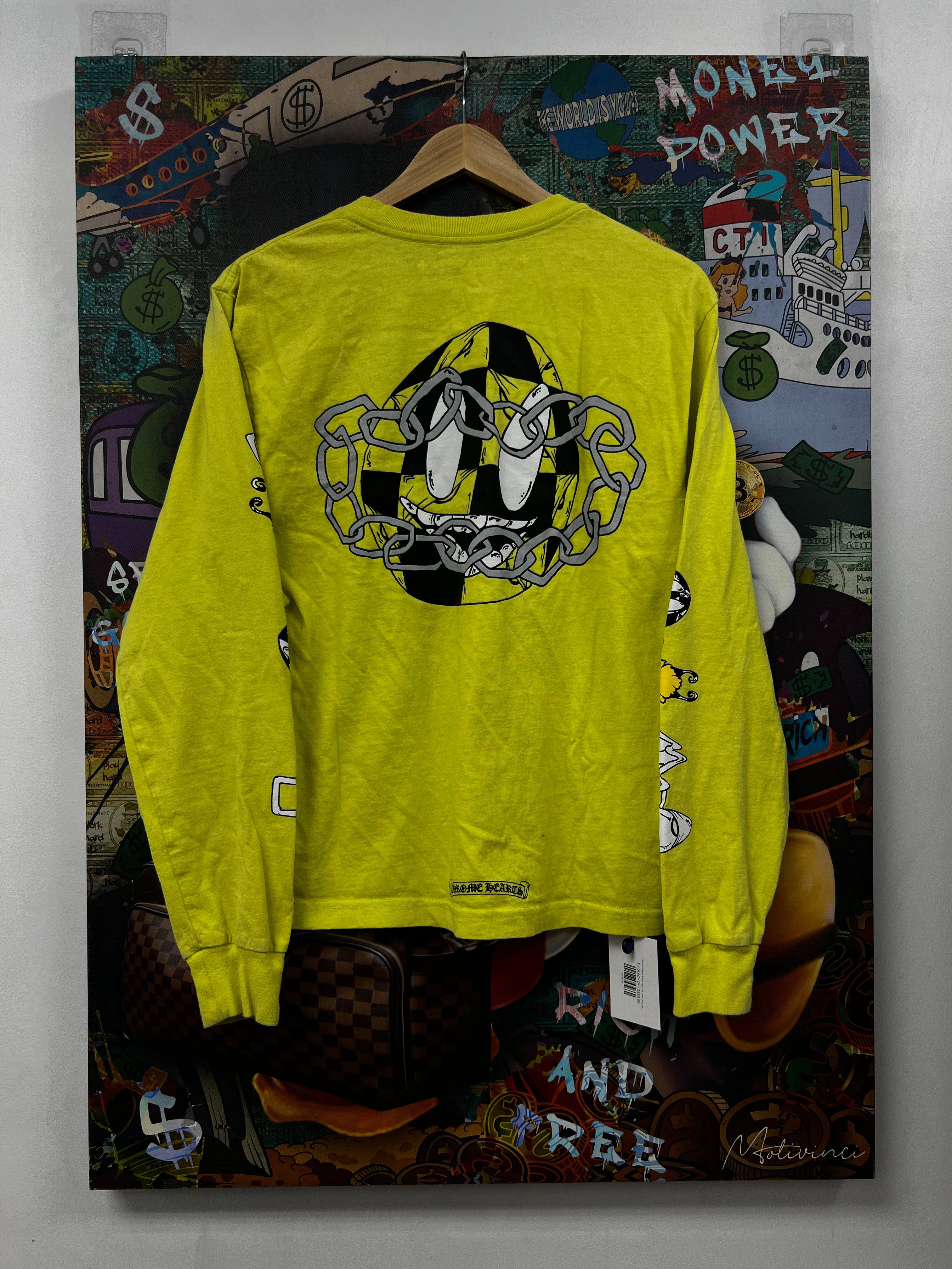 Chrome Hearts Matty Boy Link Lime Long Sleeve