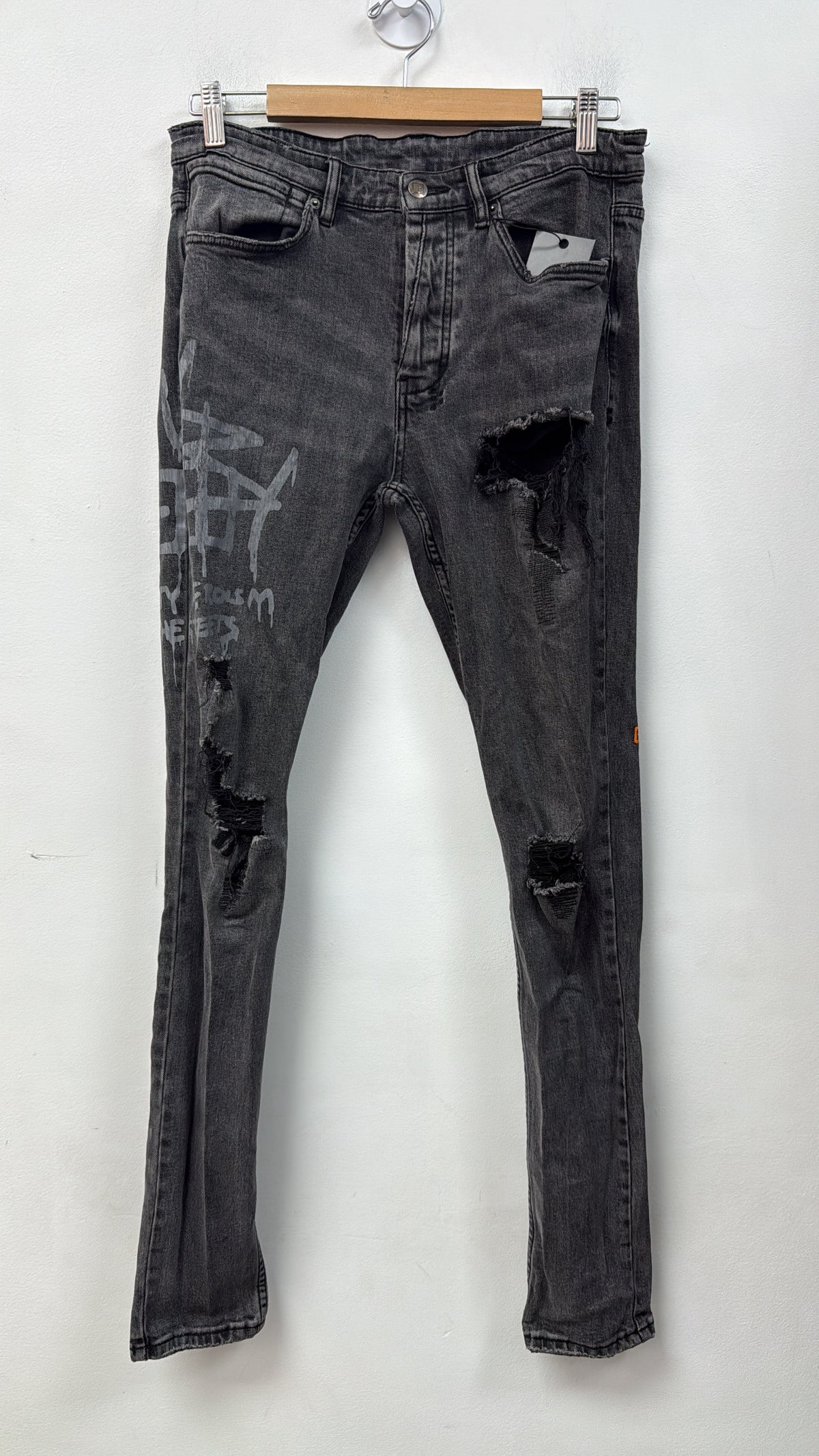 Ksubi Black Orange Jeans
