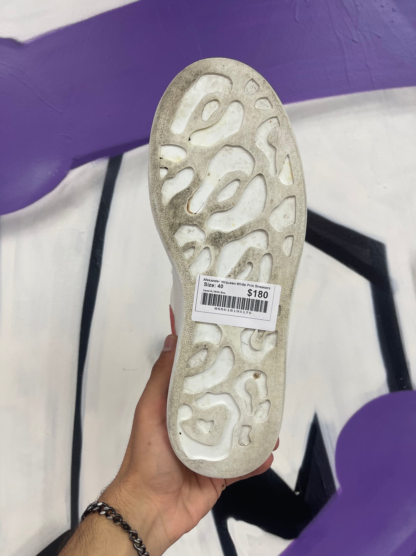 Alexander mcqueen White Pink Sneakers