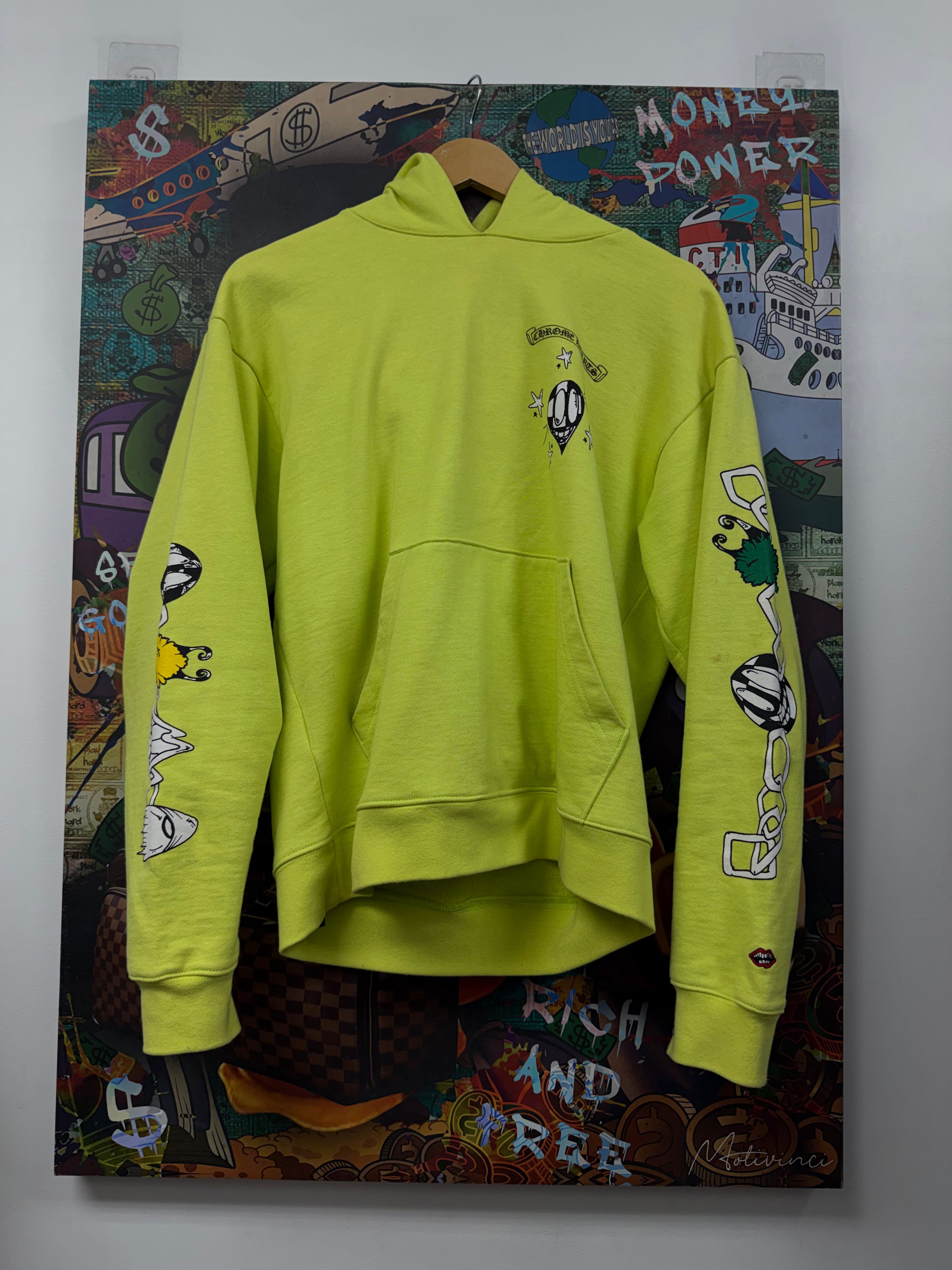 Chrome Hearts Matty Boy Lime Link Hoodie