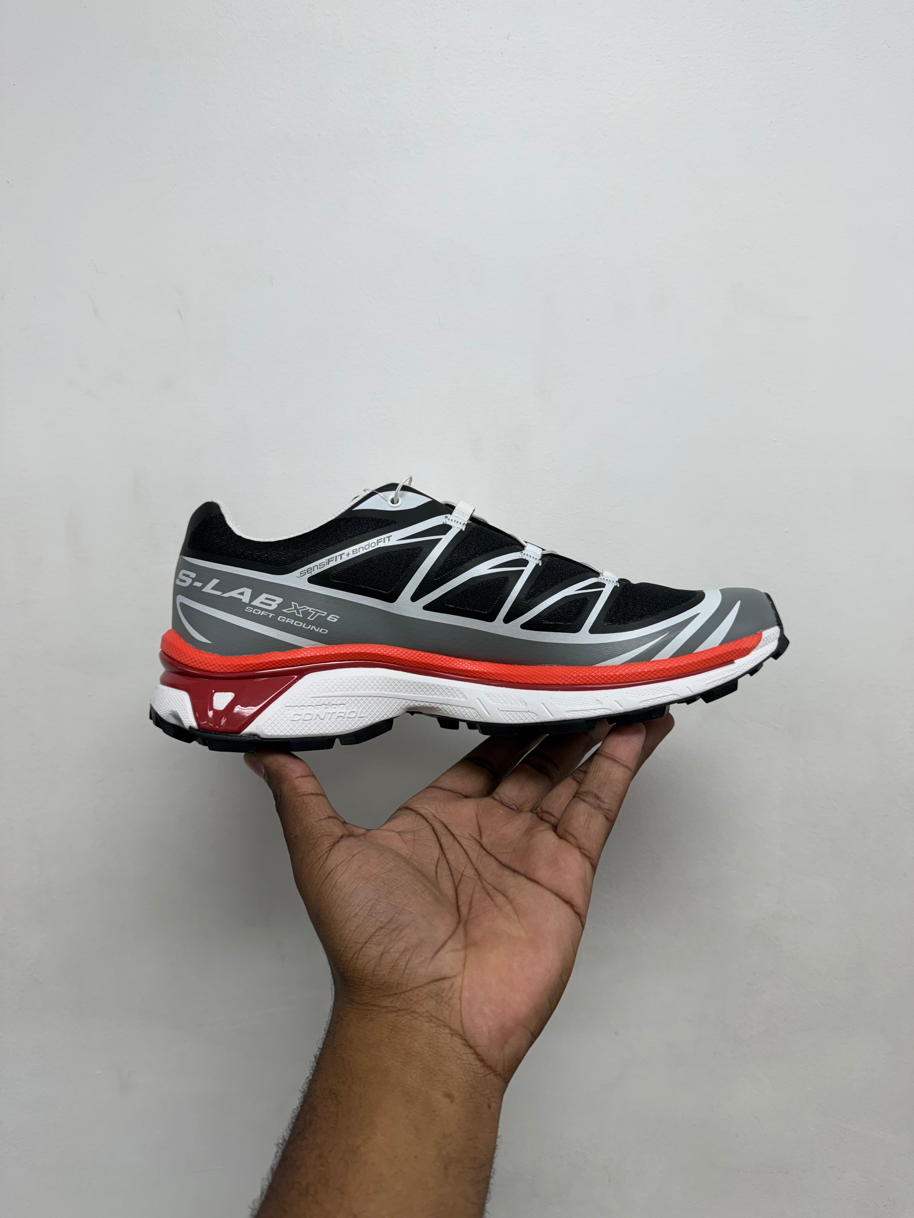 Salomon XT-6 Alloy Black Lava Falls Sneakers