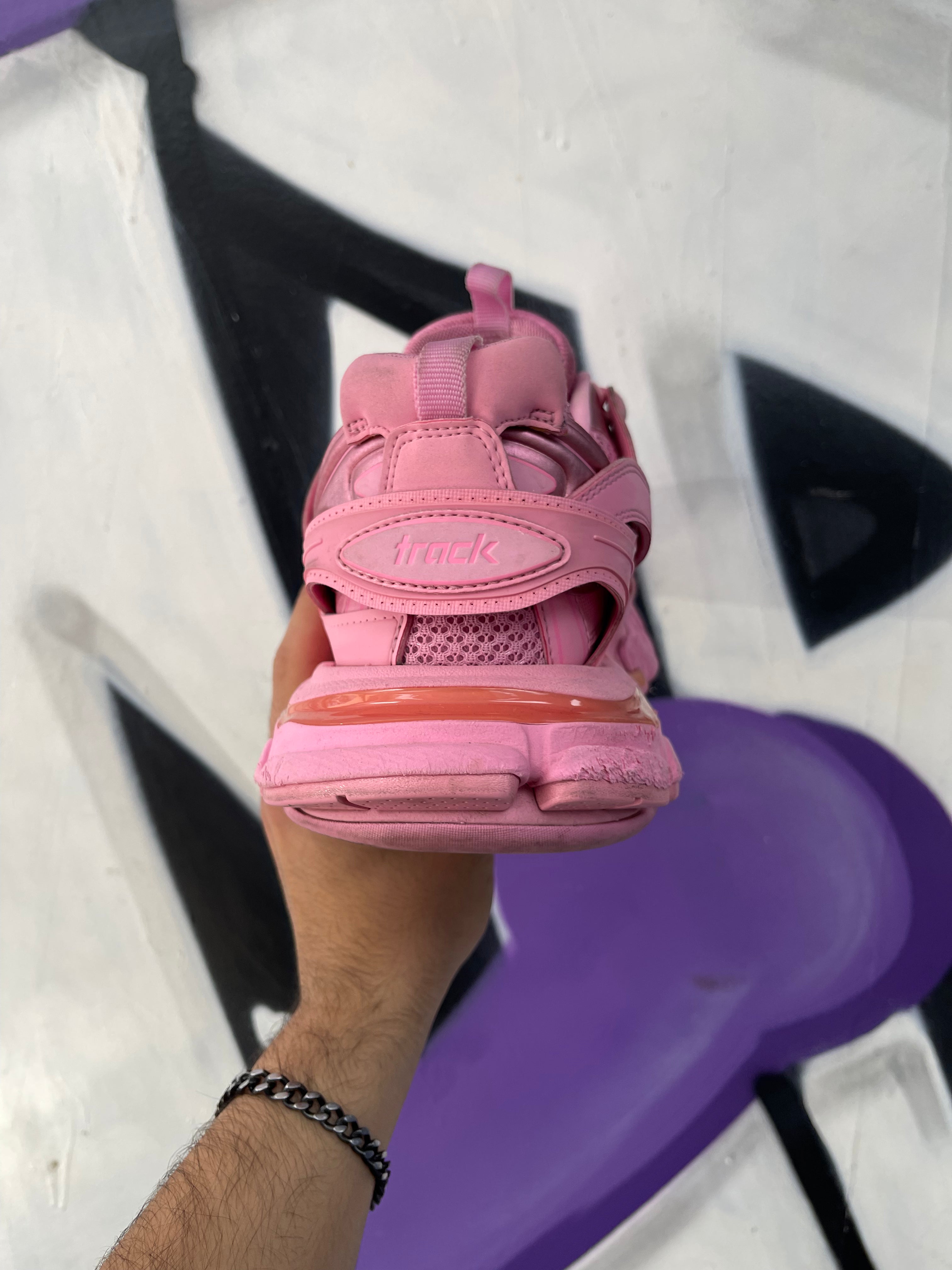 Bottega Veneta Pink Track Sneakers