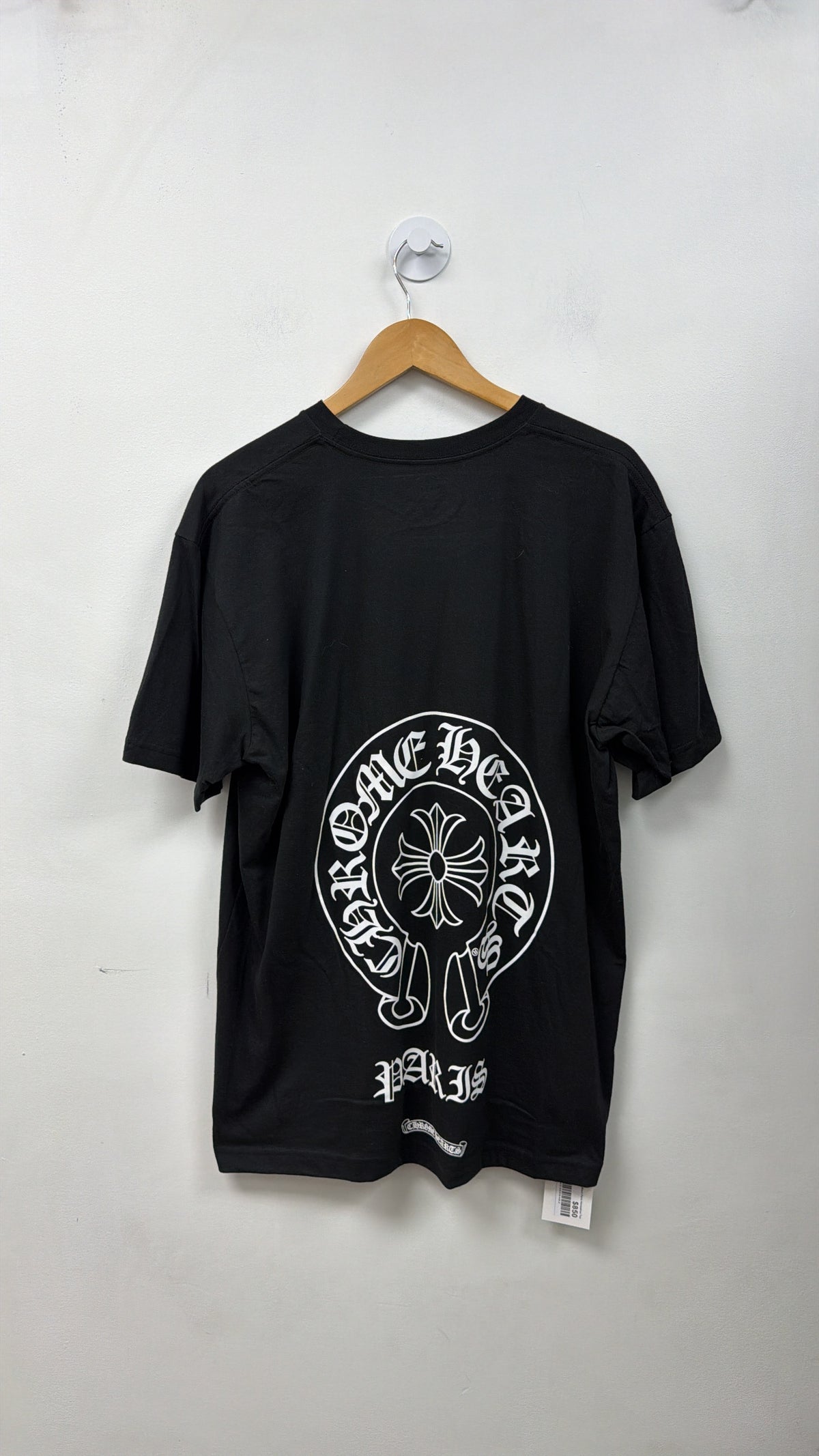 Chrome Hearts Black Paris Horseshoe Tee