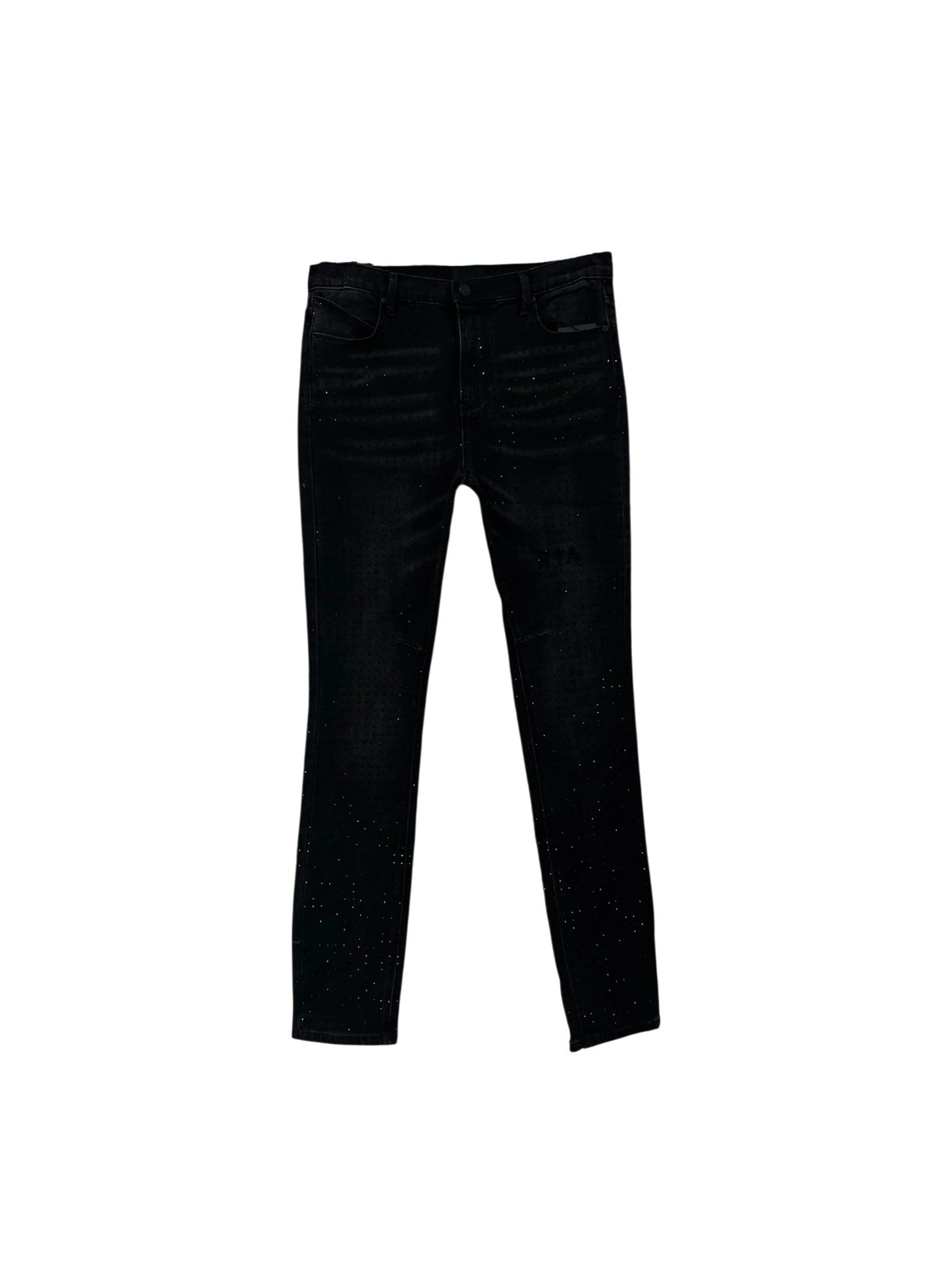 RTA All Over Rhinestoe Black Jeans