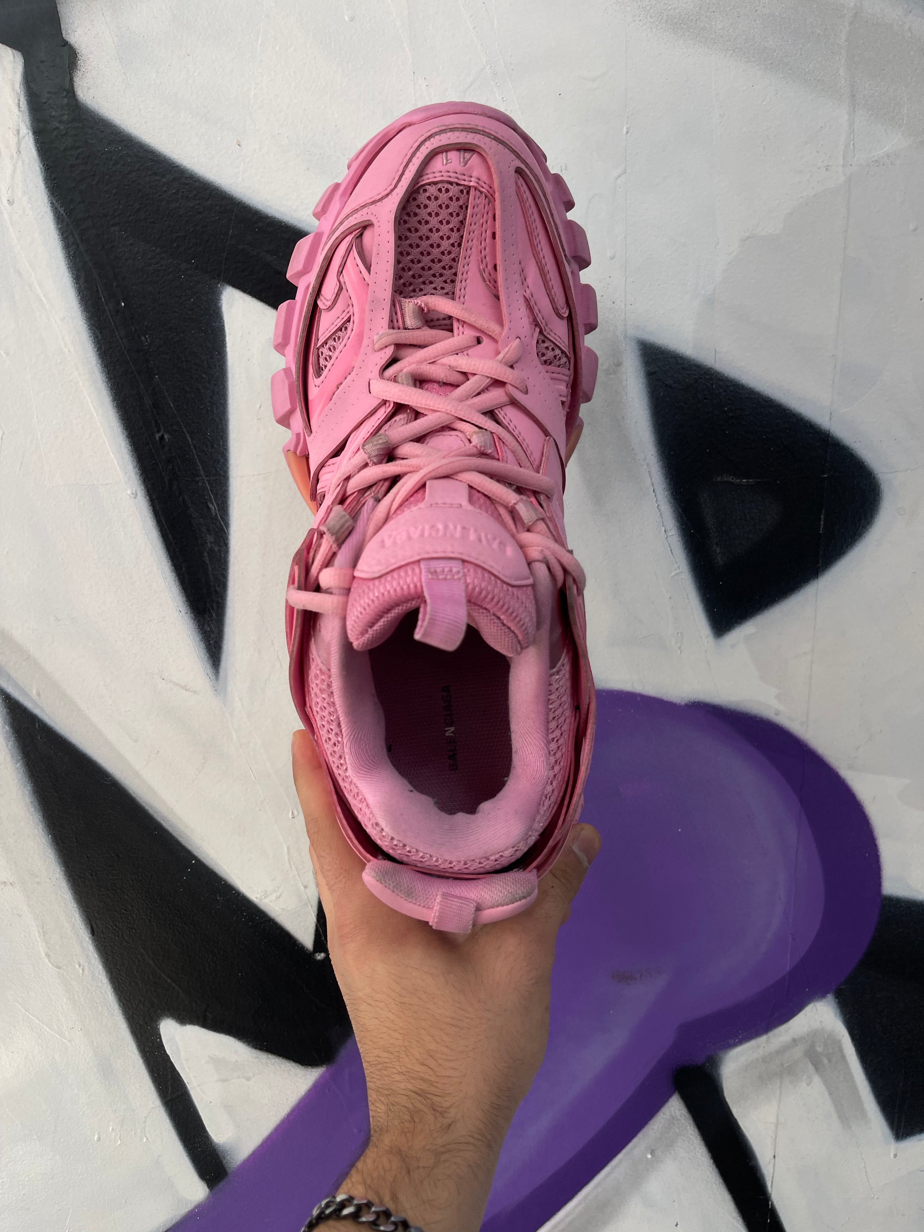 Bottega Veneta Pink Track Sneakers