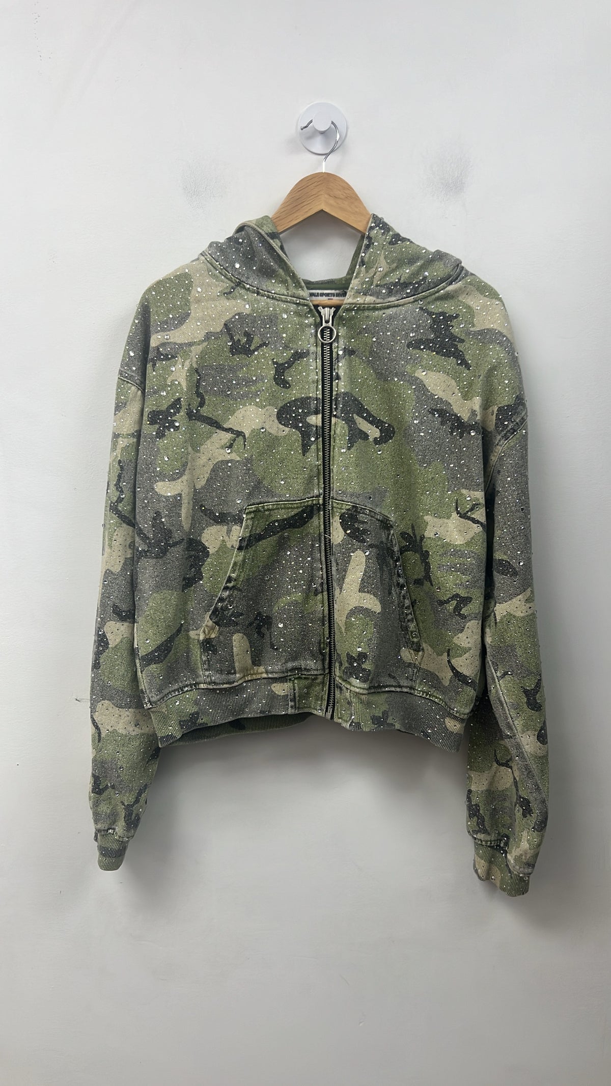 Vale Camo Rhinestone Work Jacket