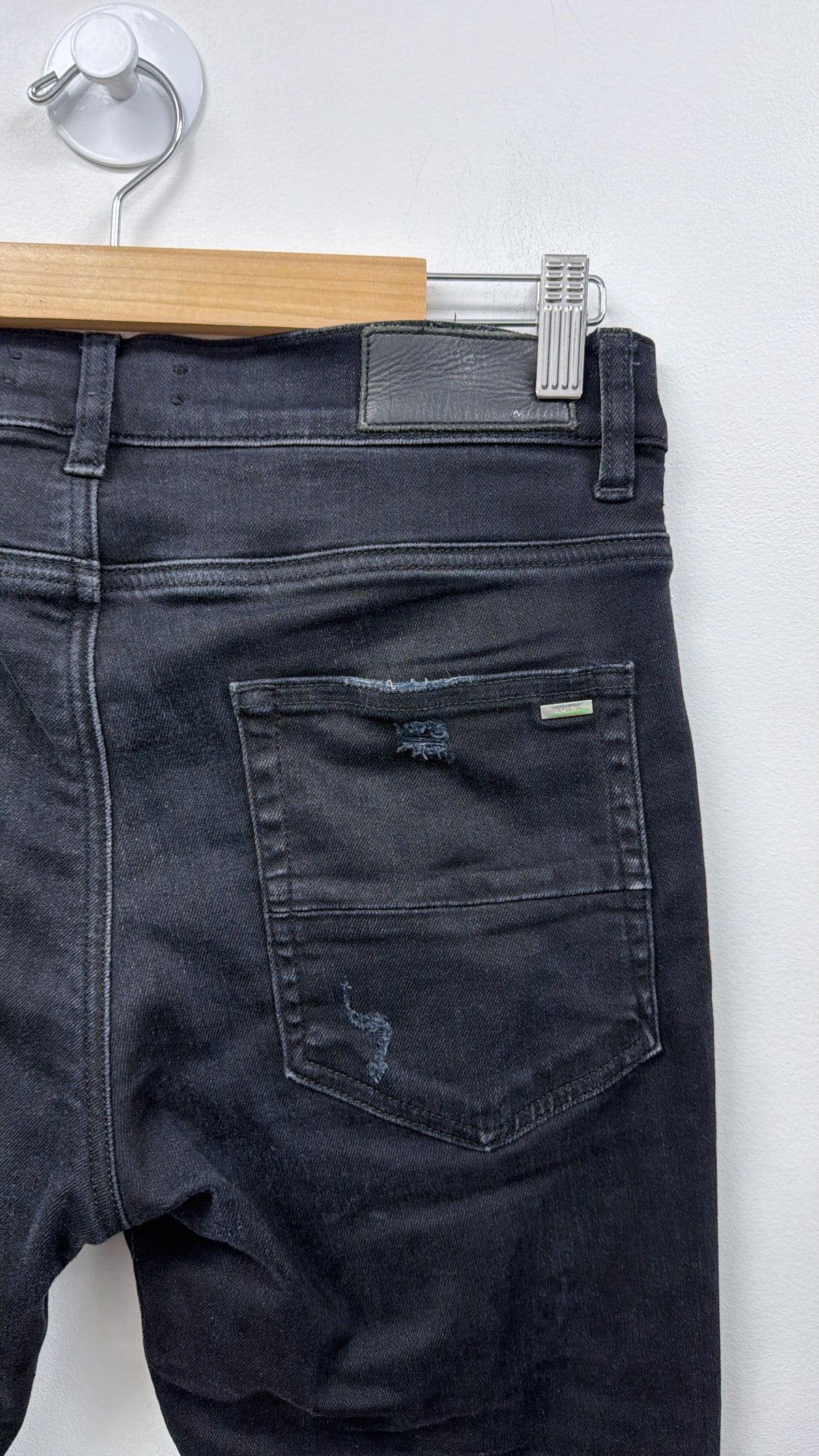 Amiri Black Wash MA Slime Jeans