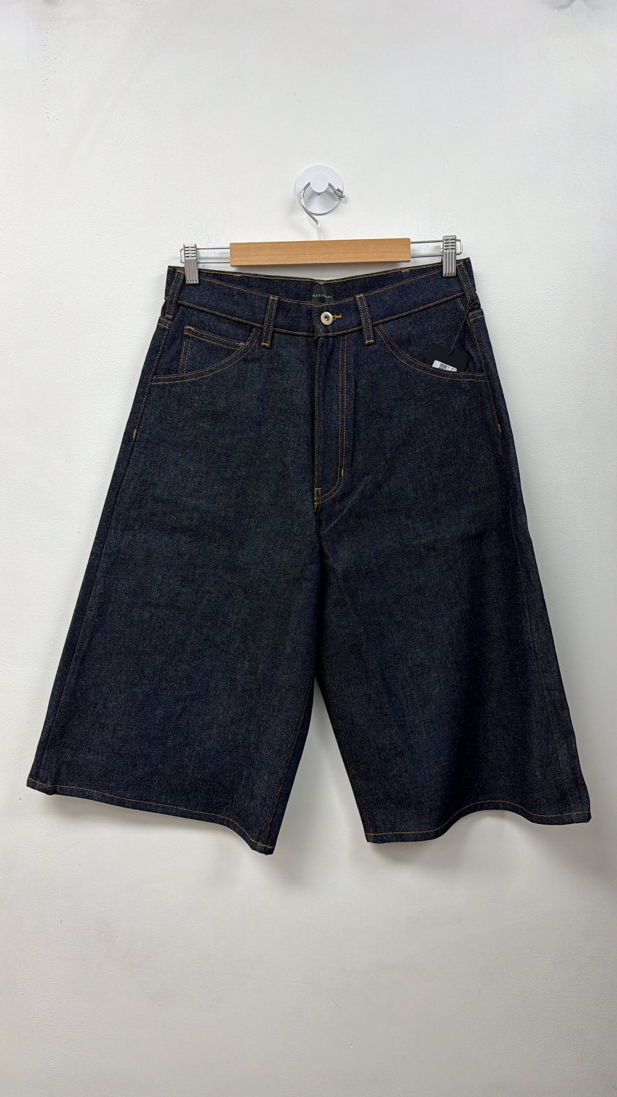 GV Gallery Selvedge Embroidered Back Jean Shorts