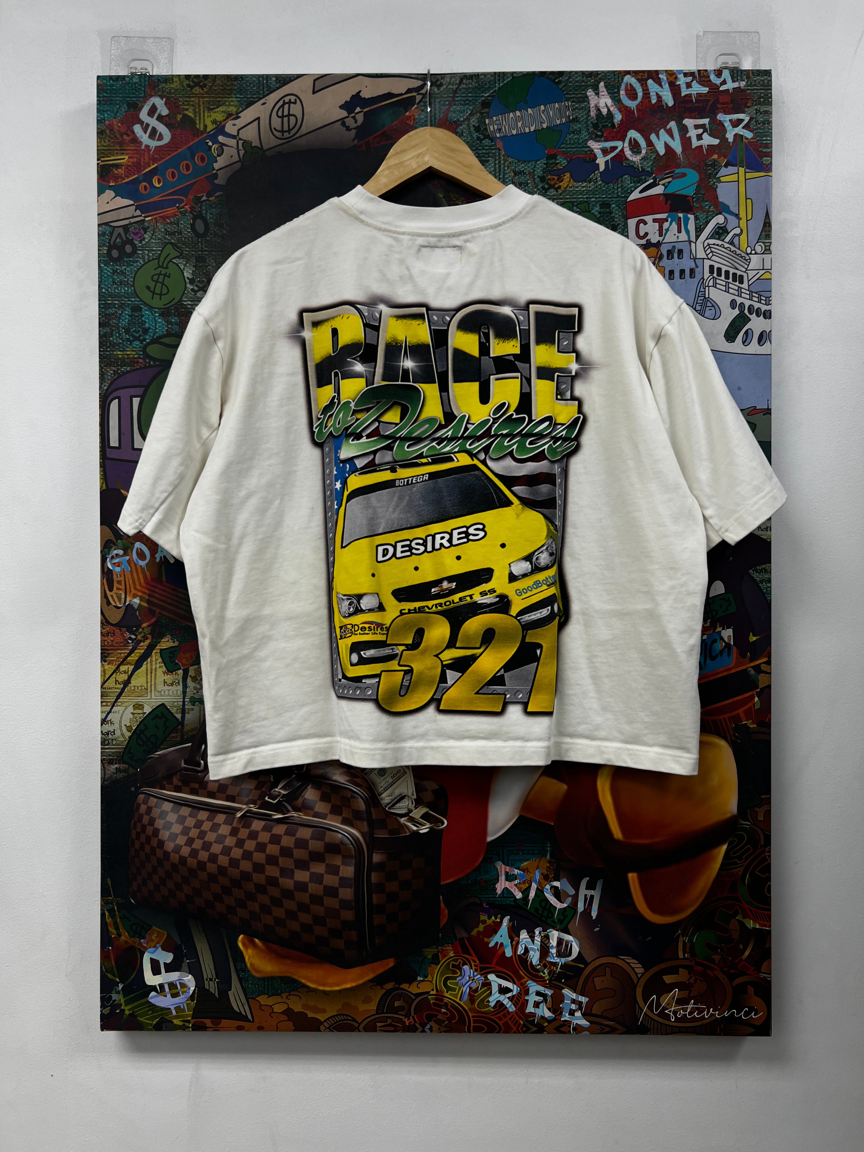 Bottega Desires Cream Race Tee