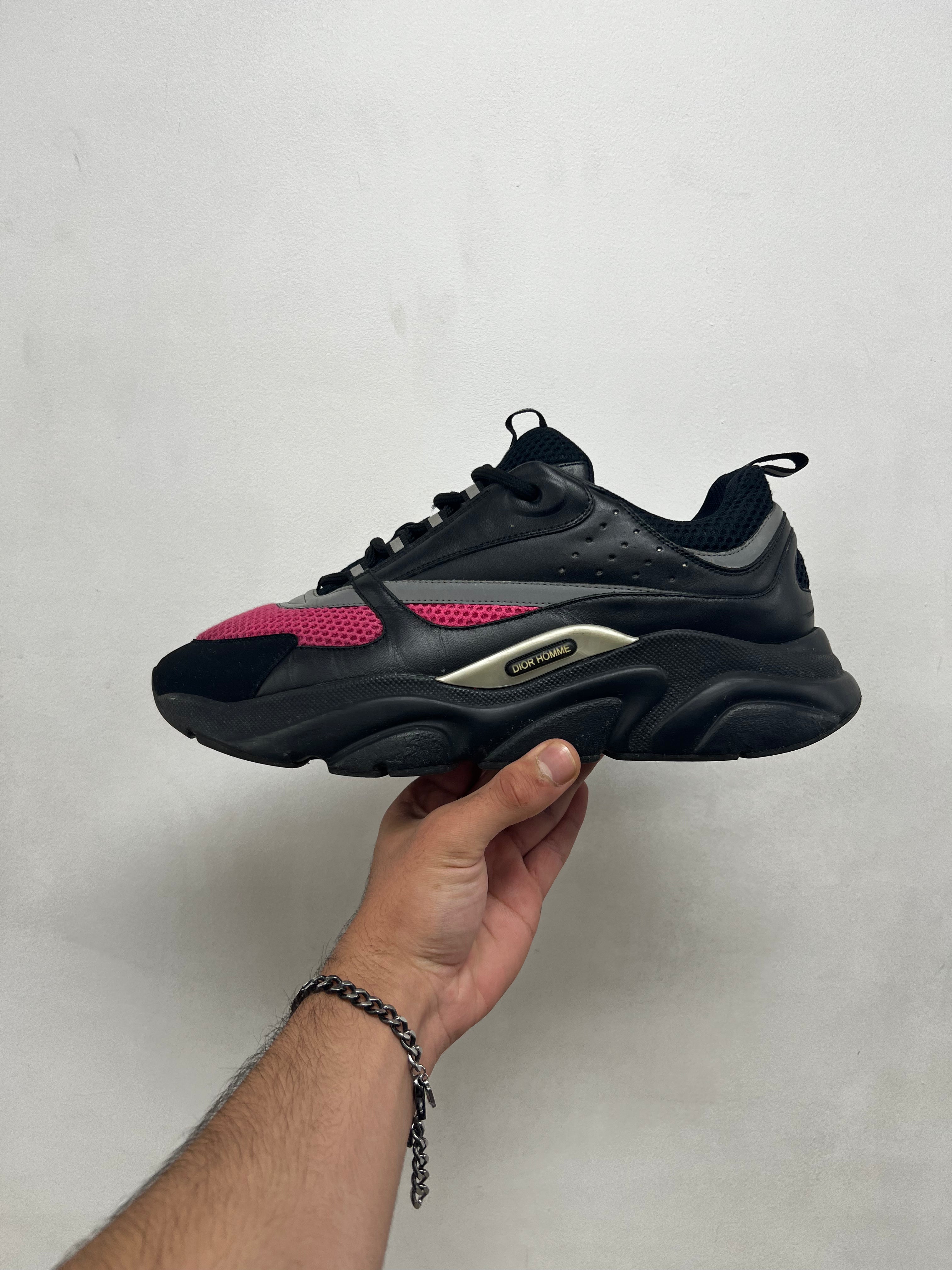 Dior B22 Homme Black Pink Sneakers