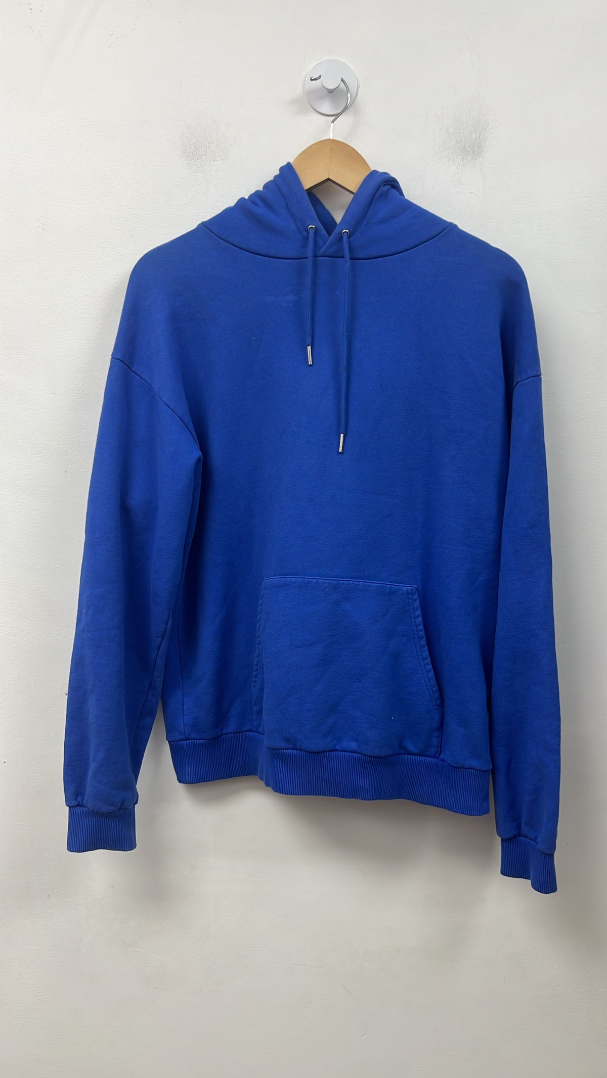 Celine Blue White Hooded Logo Hoodie