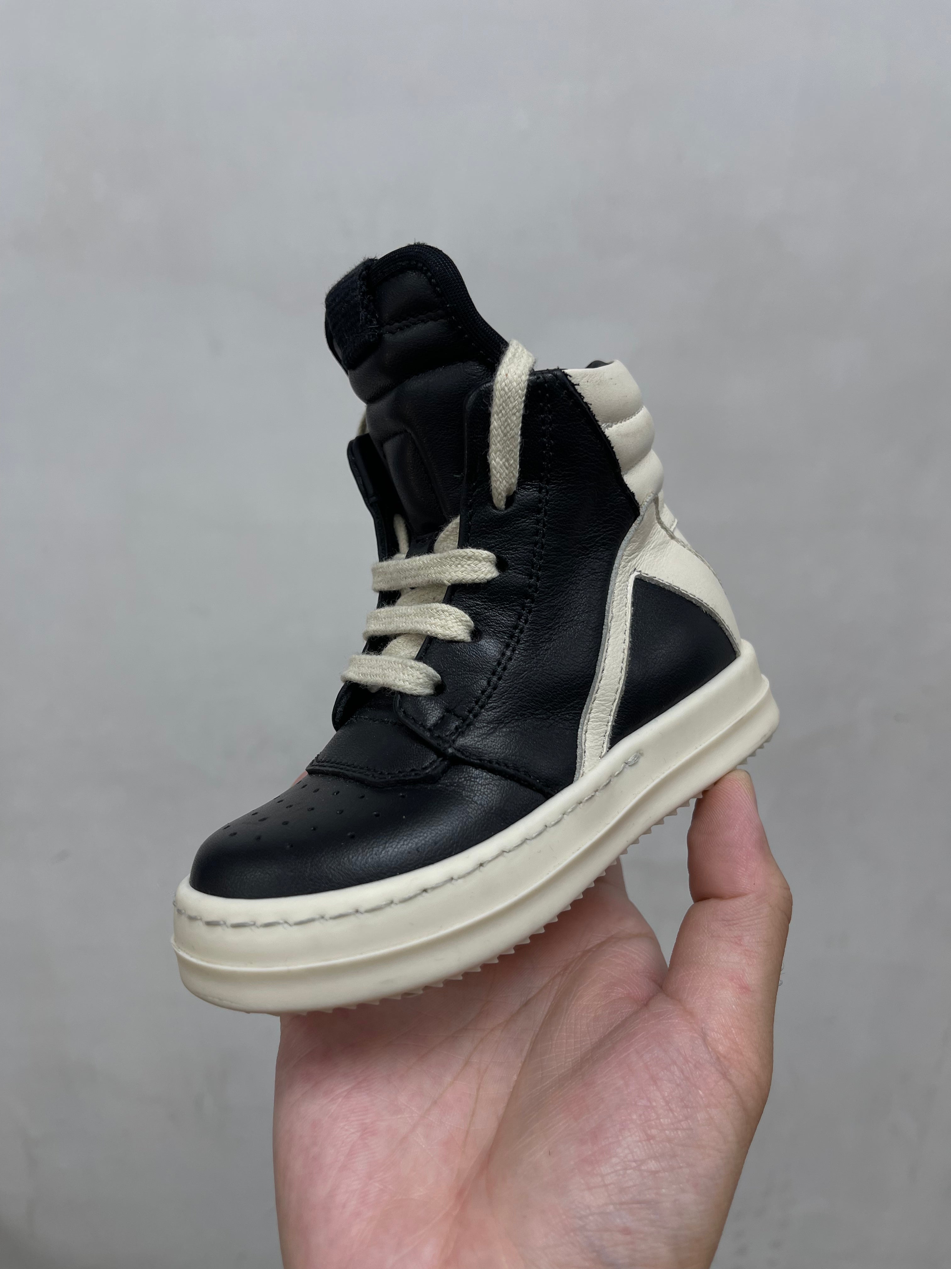 Rick Owens Black Geobasket (TD) Sneakers
