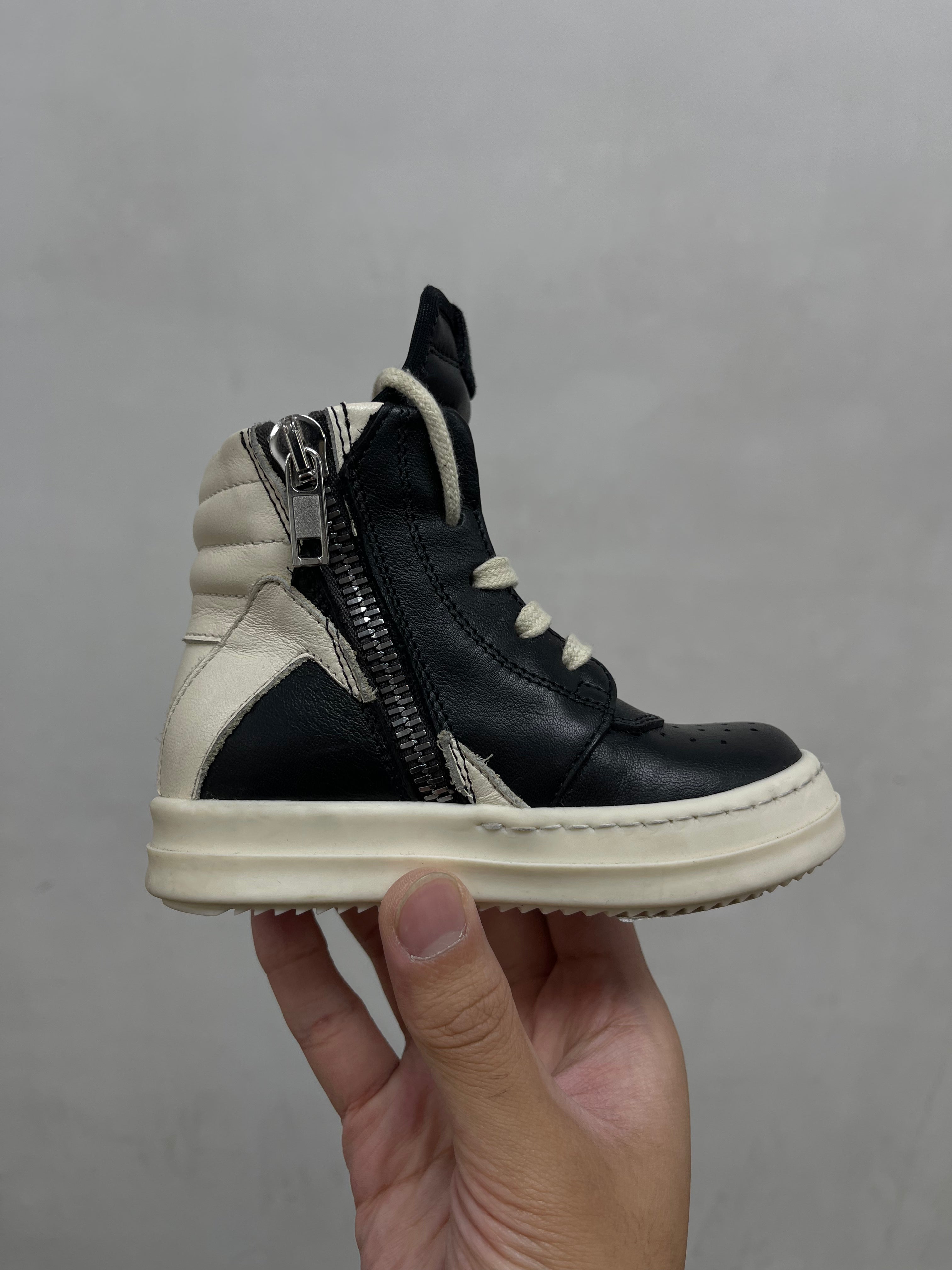 Rick Owens Black Geobasket (TD) Sneakers