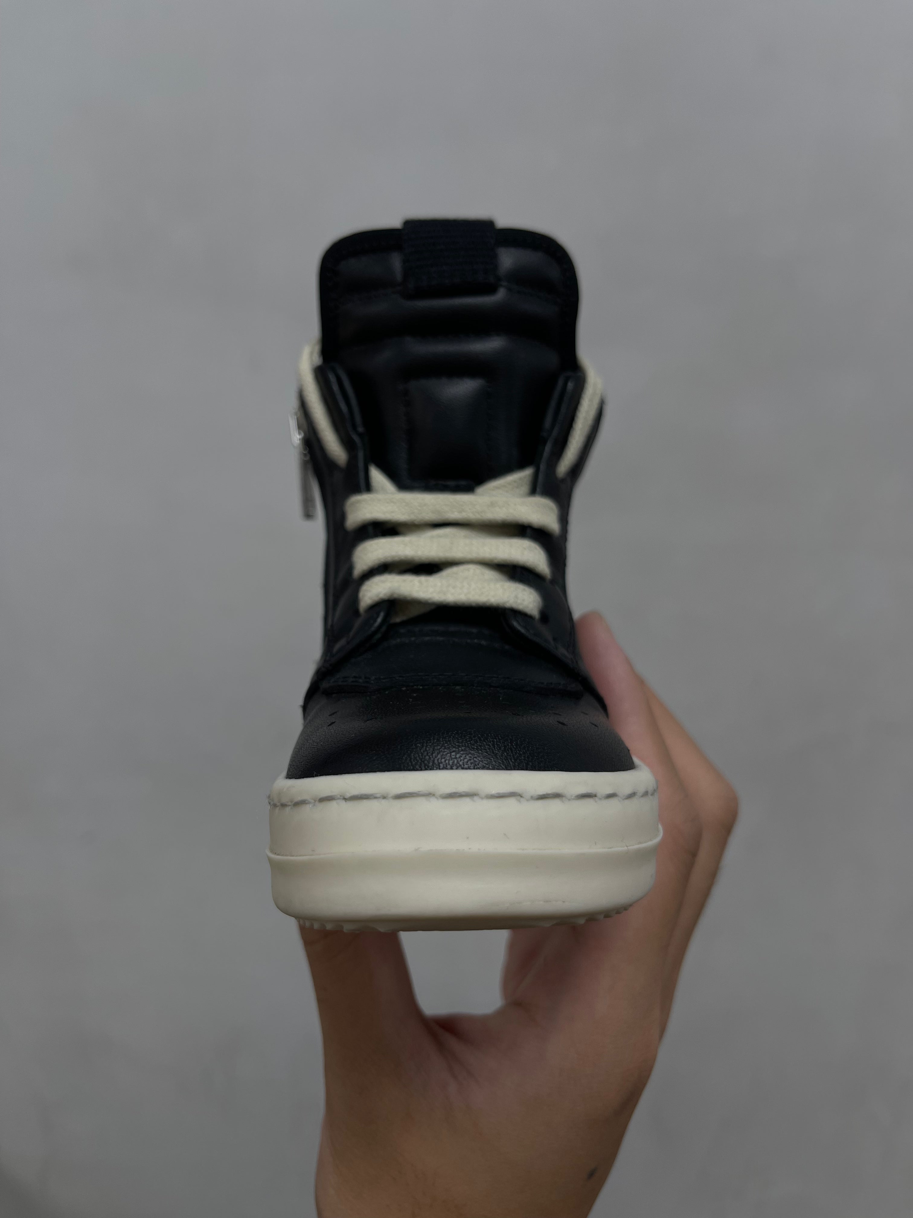 Rick Owens Black Geobasket (TD) Sneakers