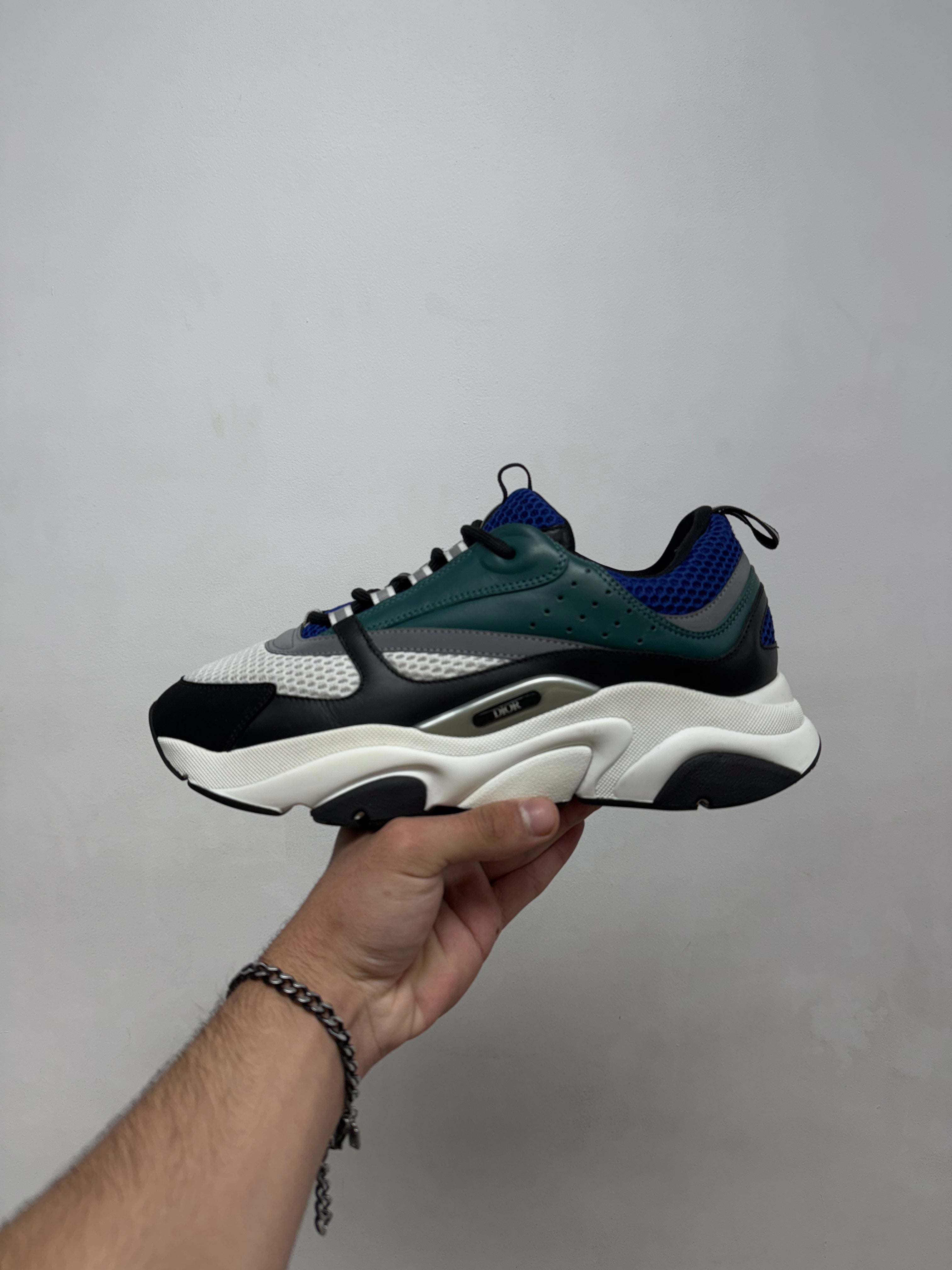 Dior B22 Teal Green Blue Sneakers
