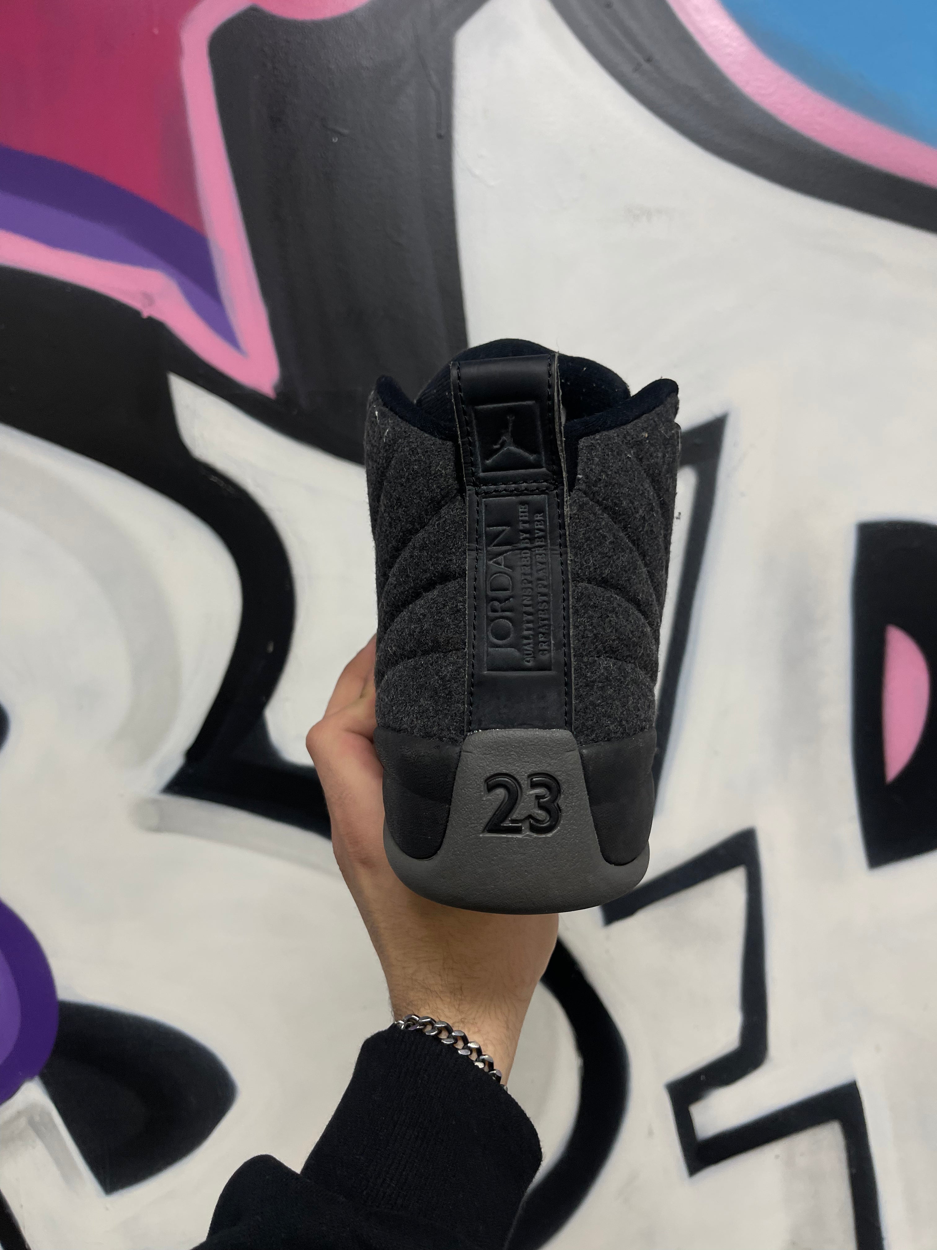 Nike Jordan 12 Wool Grey Sneakers