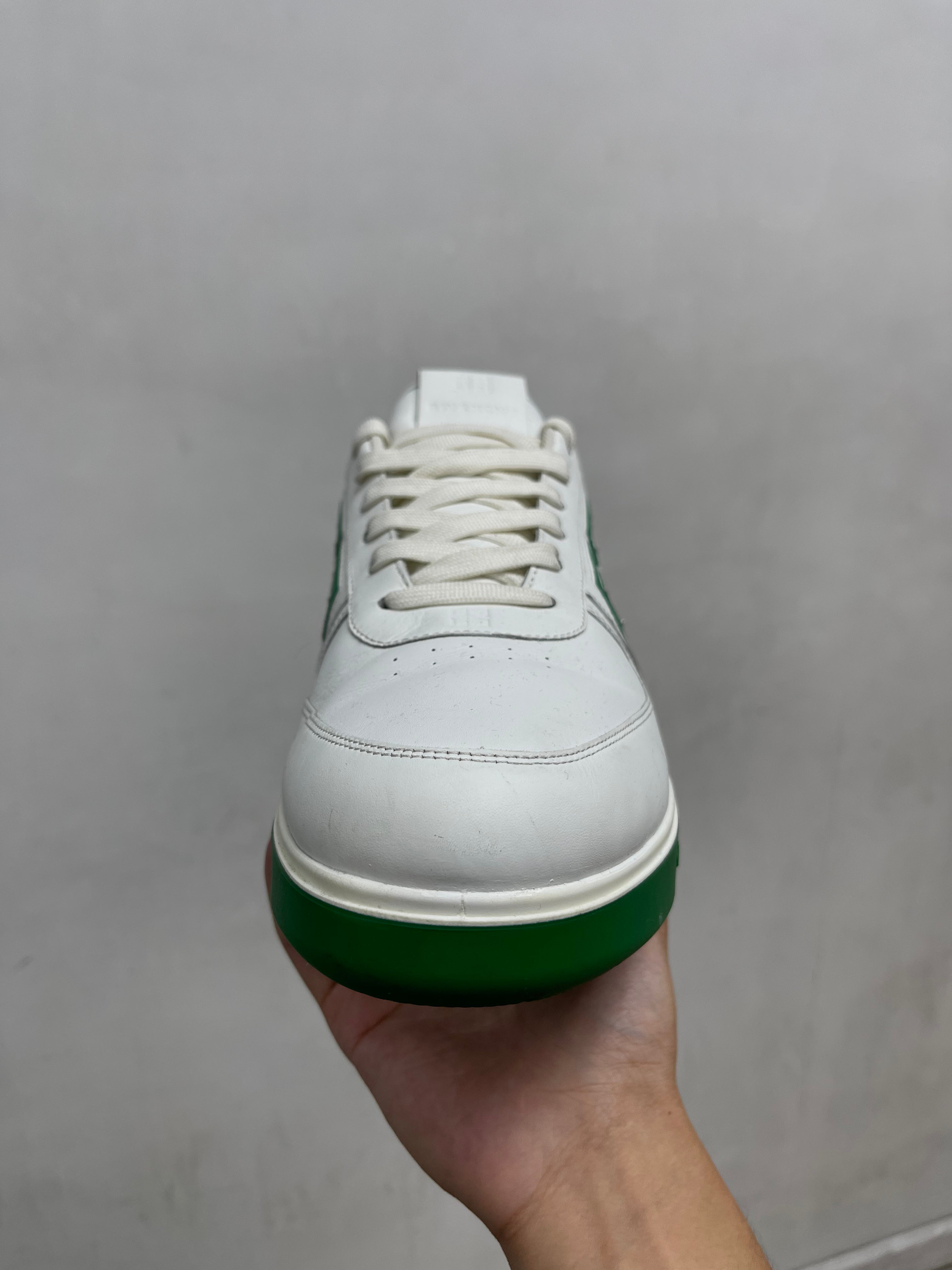 Givenchy White Green G4 Low Top Sneakers