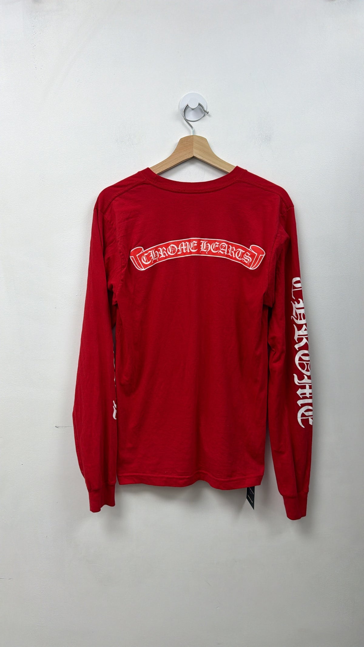 Chrome Hearts Red Shoulder Logo Long Sleeve