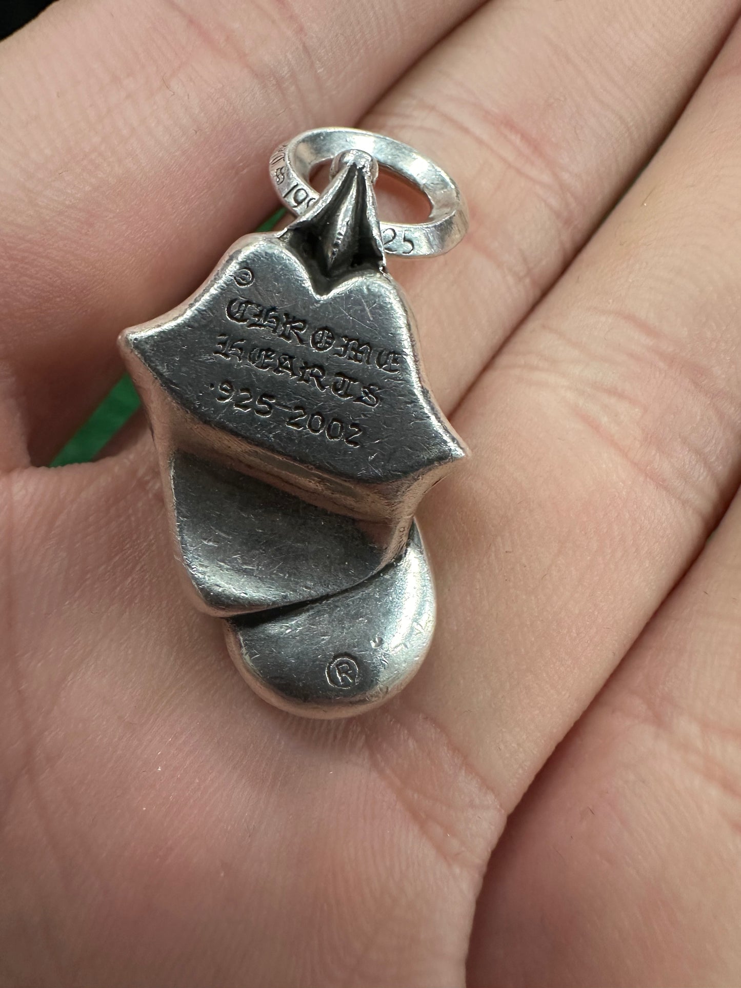 Chrome Hearts Rolling Stone Pendent Used OS N/A