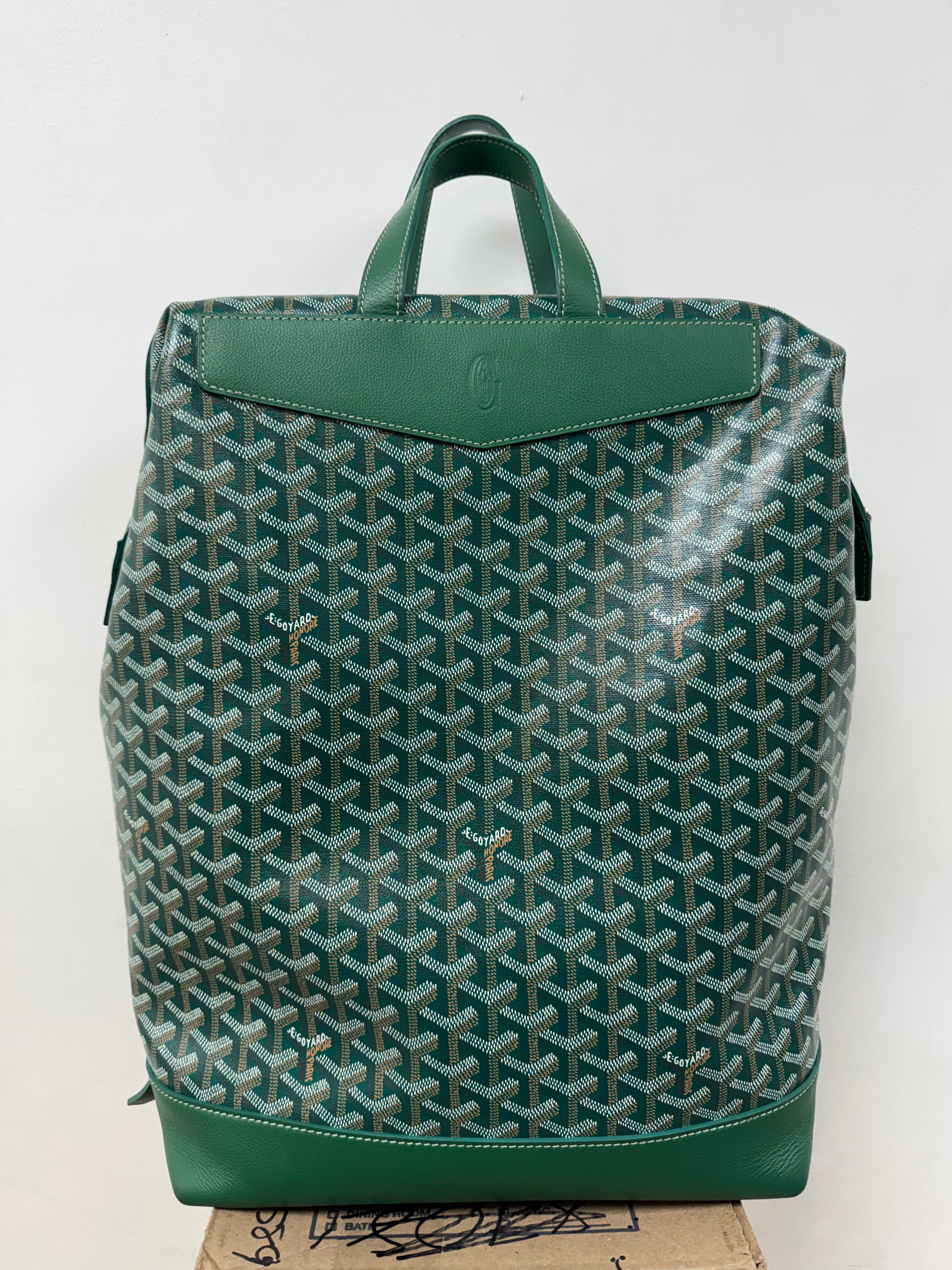 Goyard Green Cisalpin Backpack