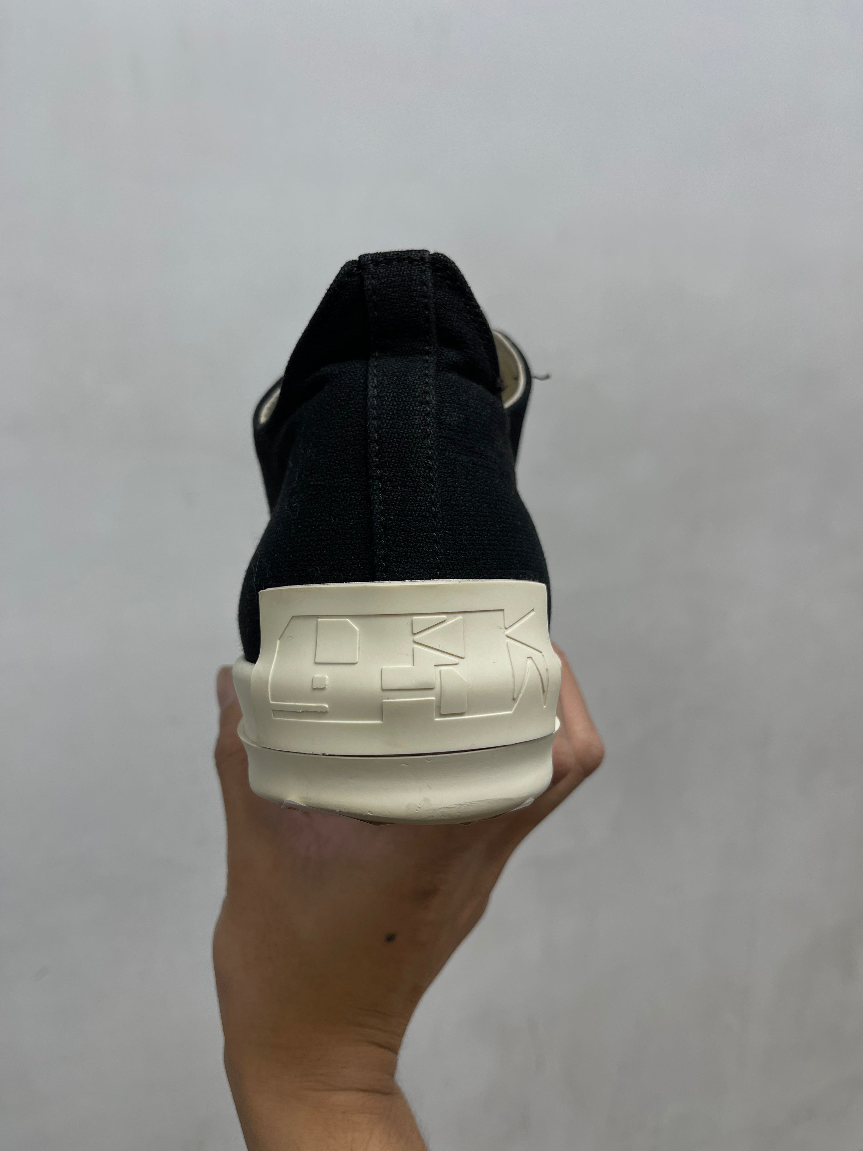 Rick Owens DRKSHDW Black Milk Low Sneakers