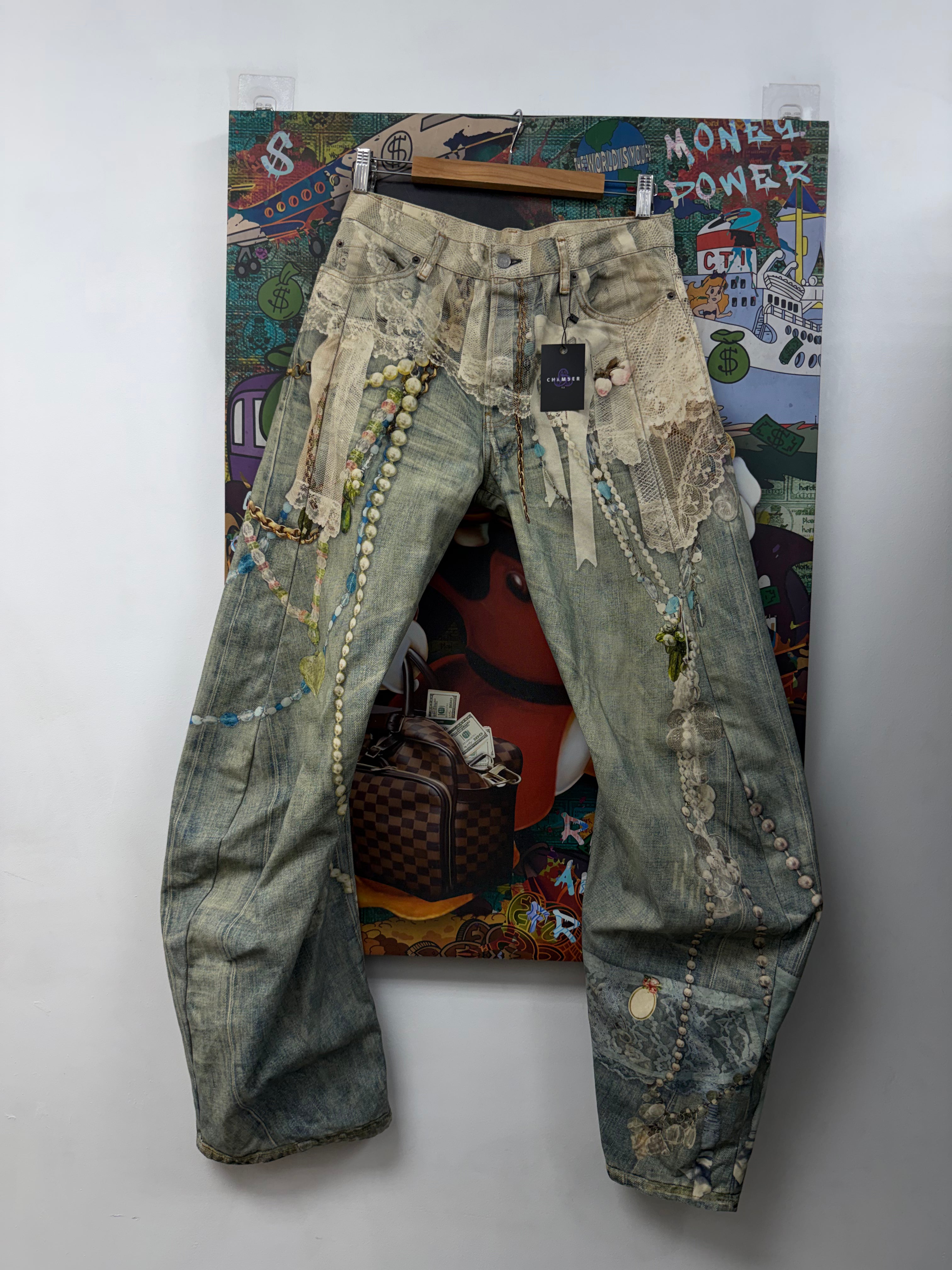 Acne Studios Keychains Trompe Loeli Jeans