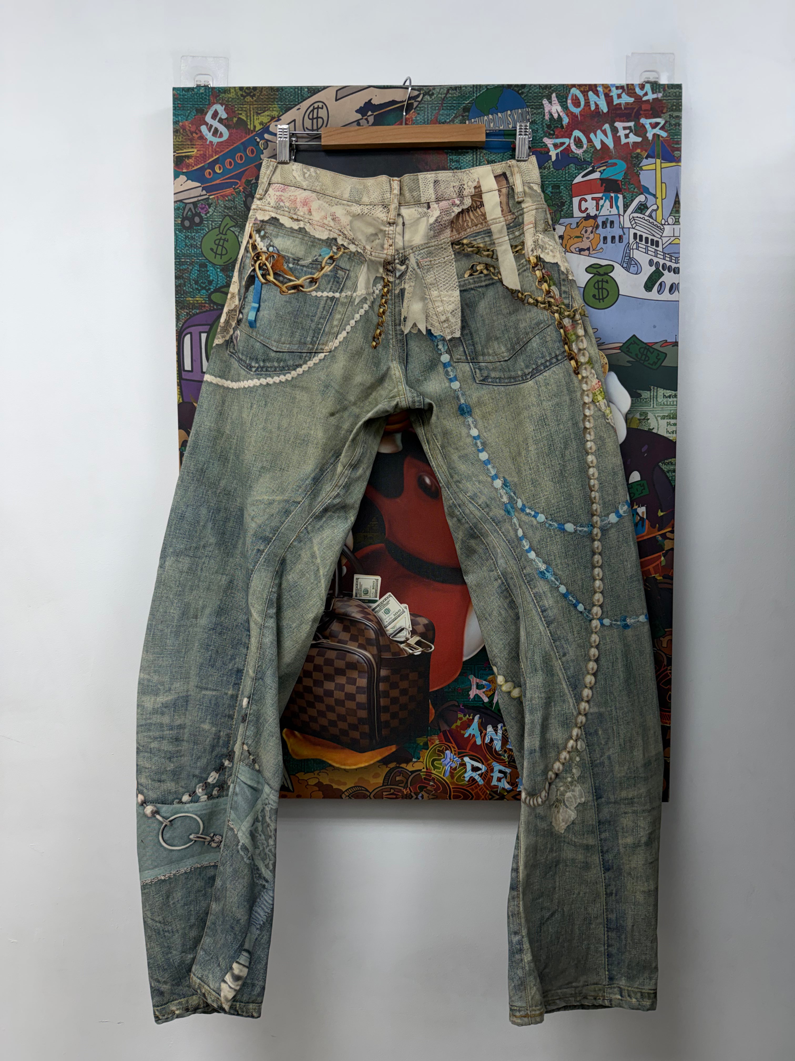 Acne Studios Keychains Trompe Loeli Jeans