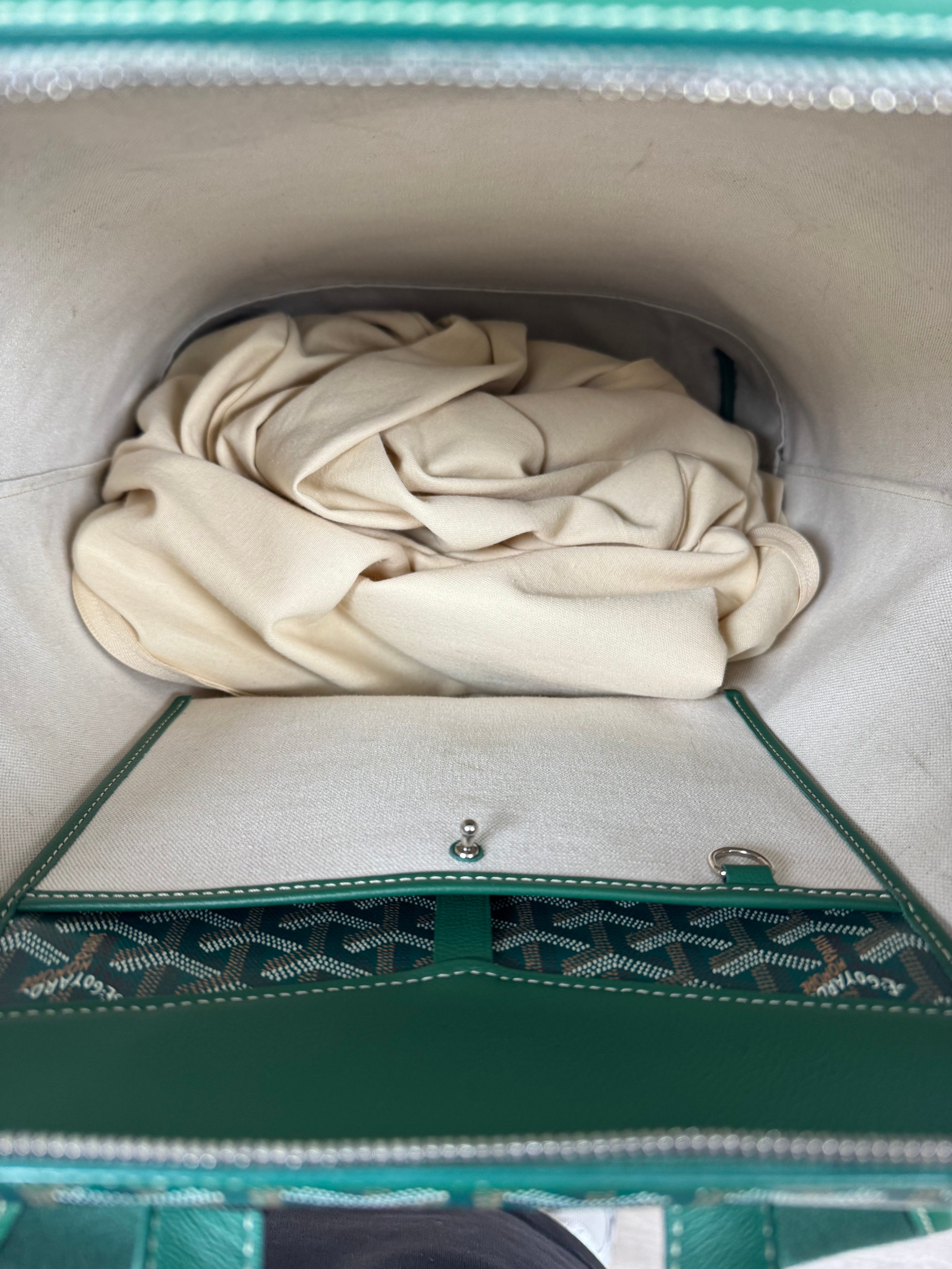 Goyard Green Cisalpin Backpack