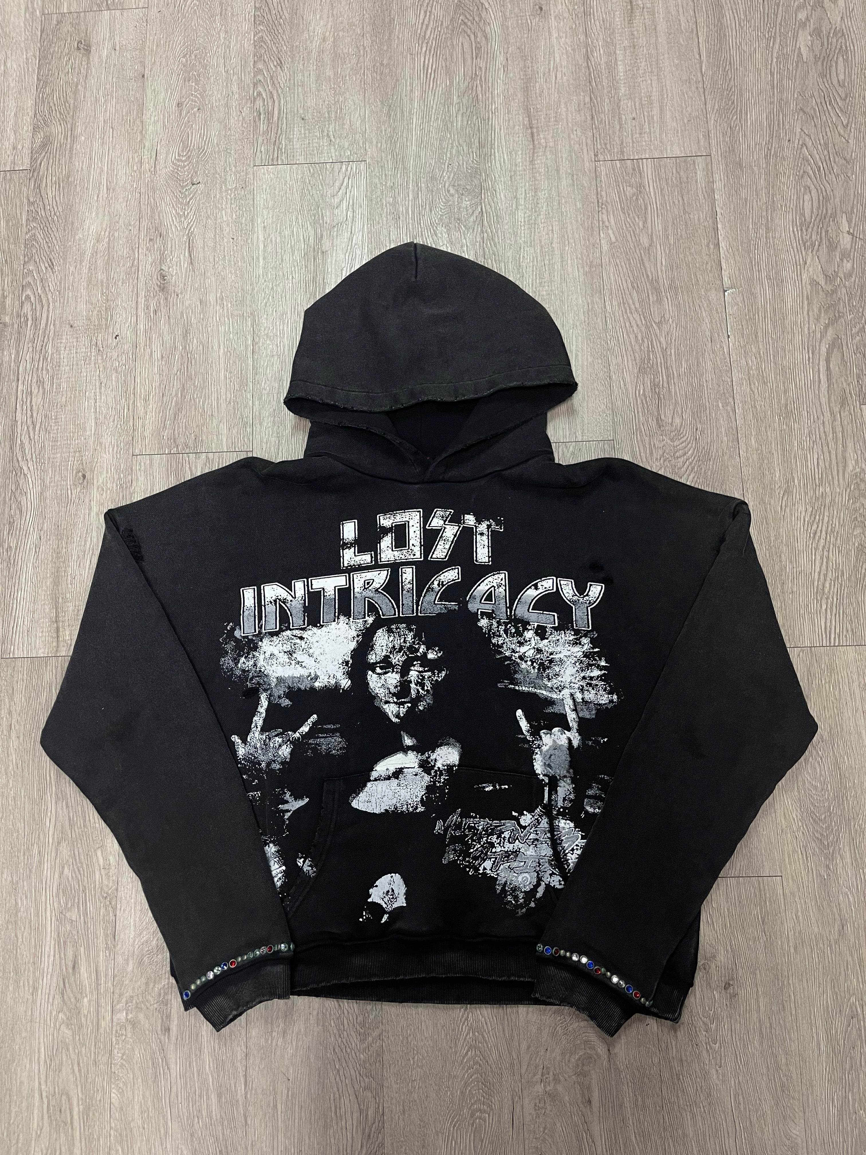 Lost Intricacy Black Mona Lisa Hoodie