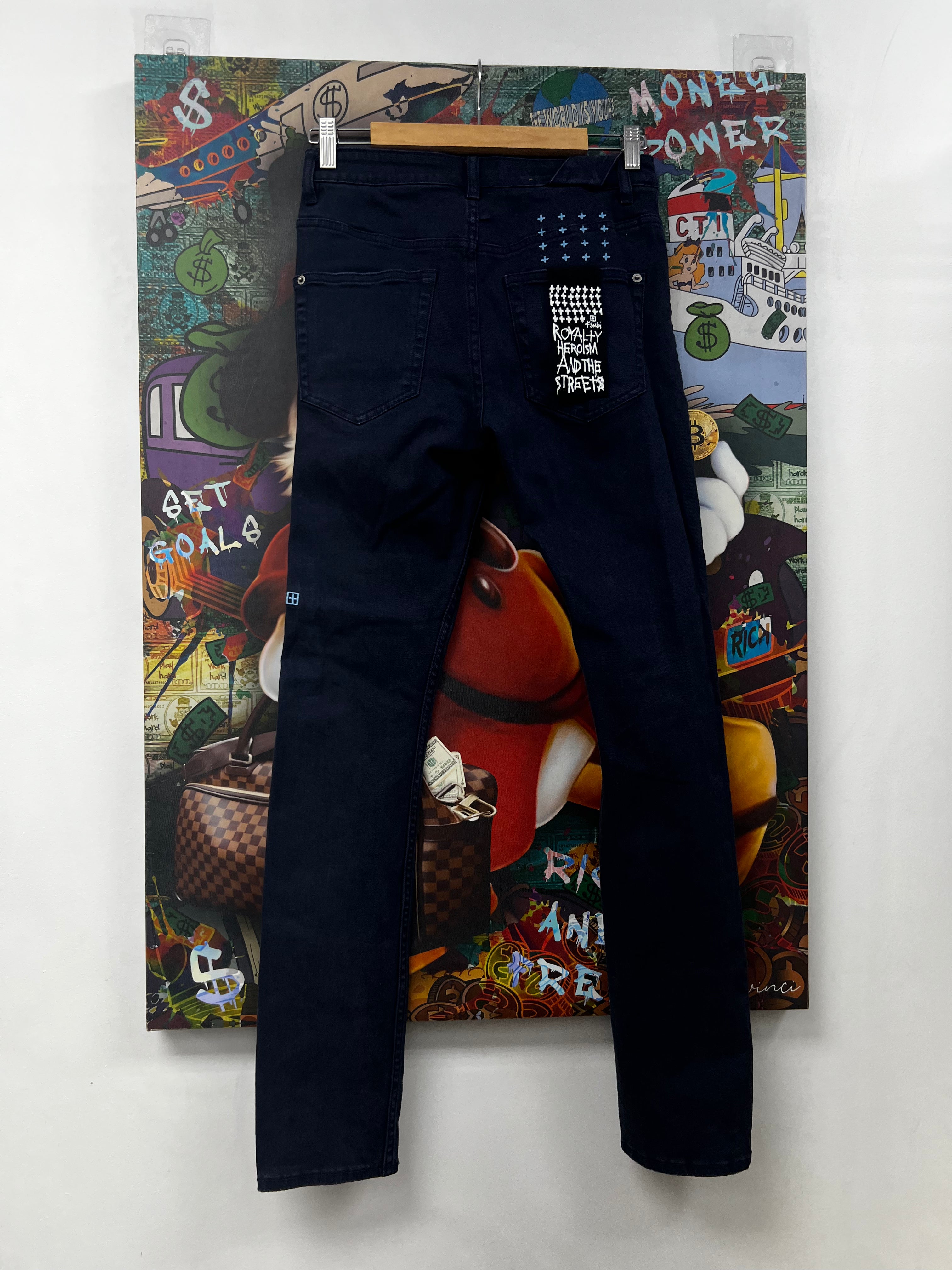 Ksubi Navy Supernet Angel Jeans