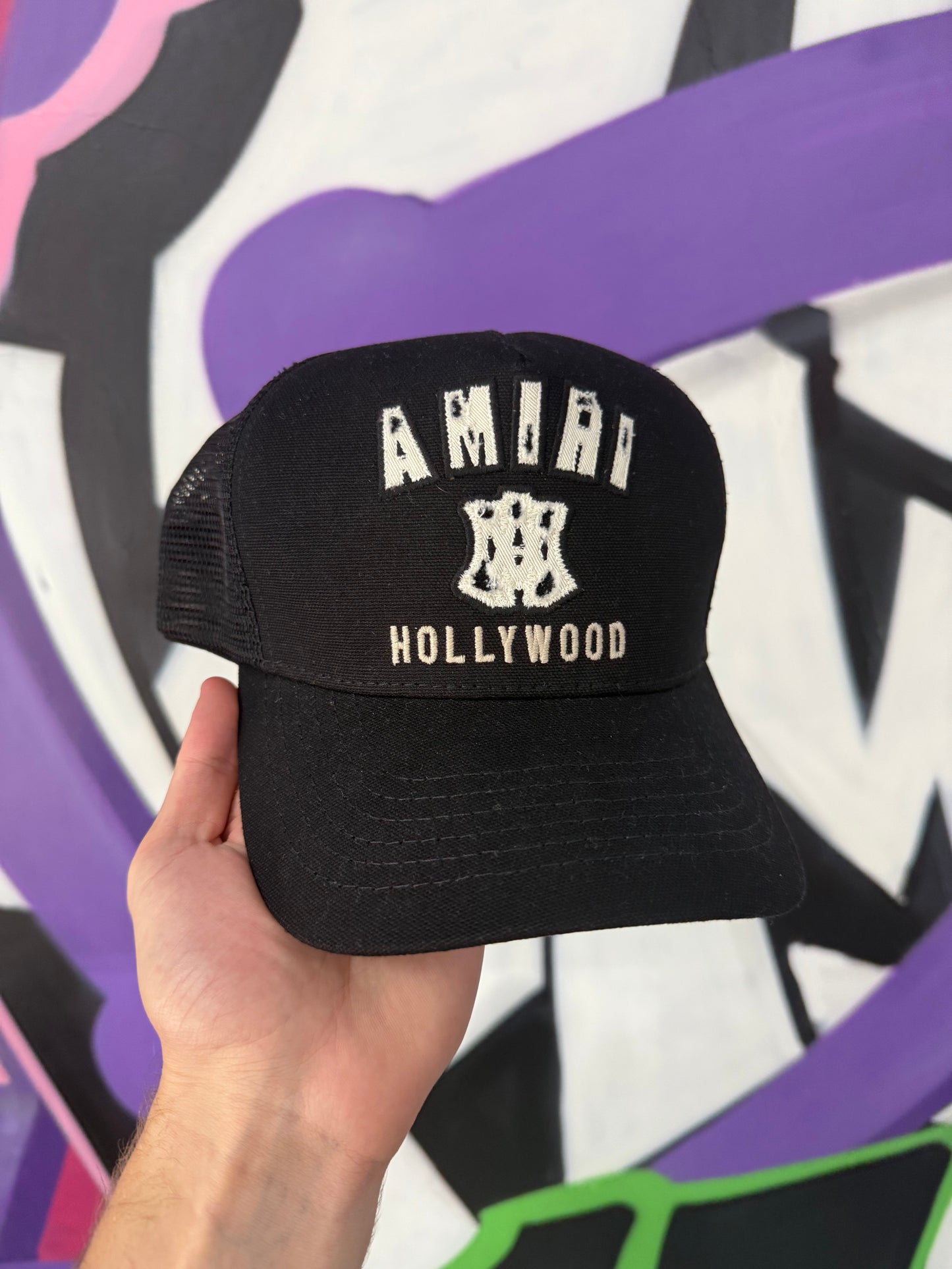 Chrome Hearts Red White Multi Cross Trucker