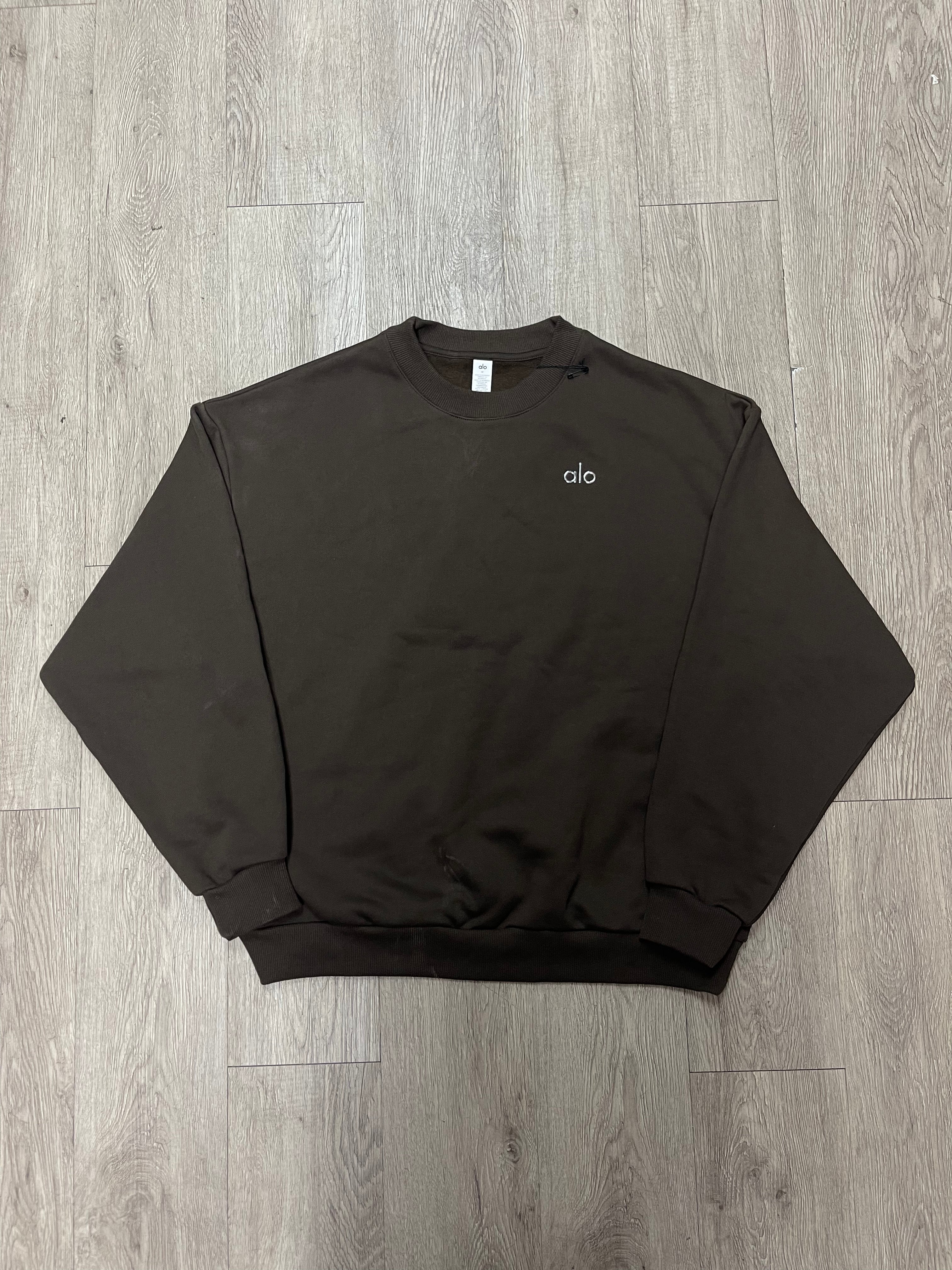 ALO Brown Accolade Crewneck