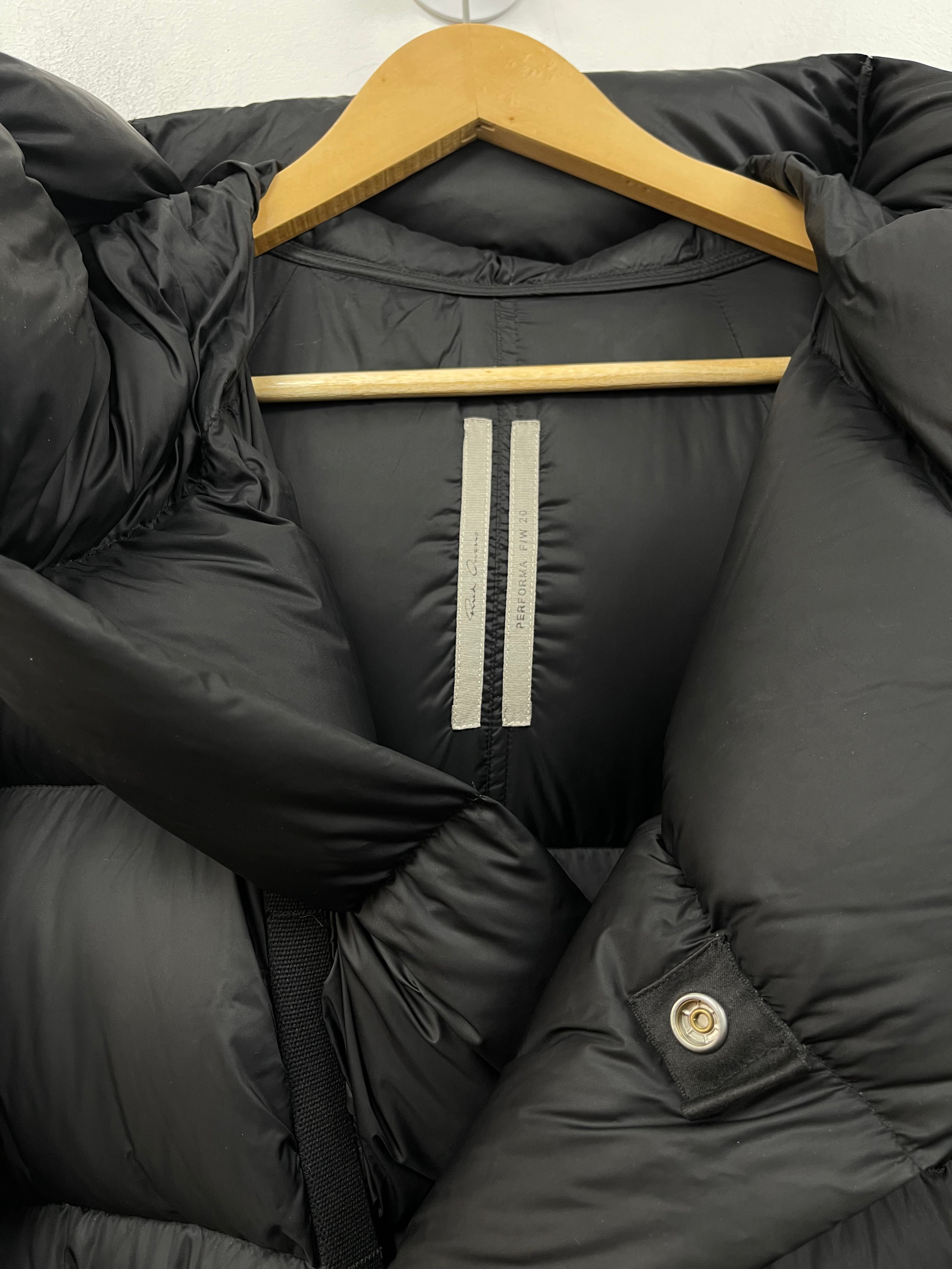 Rick Owens Black Sisyphus FW18 Puffer Jacket