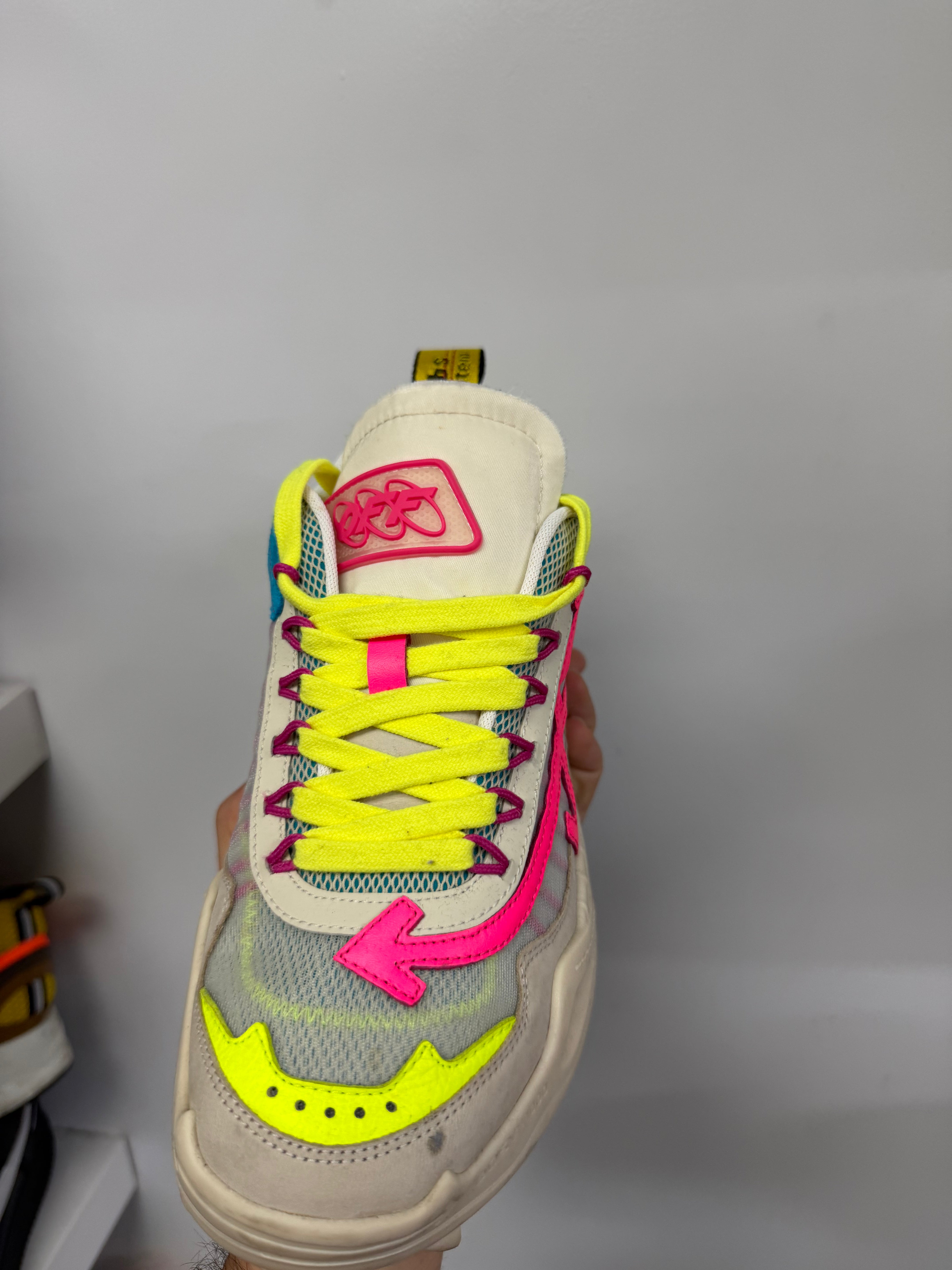 Off-White Cream Multi ODSY Sneakers