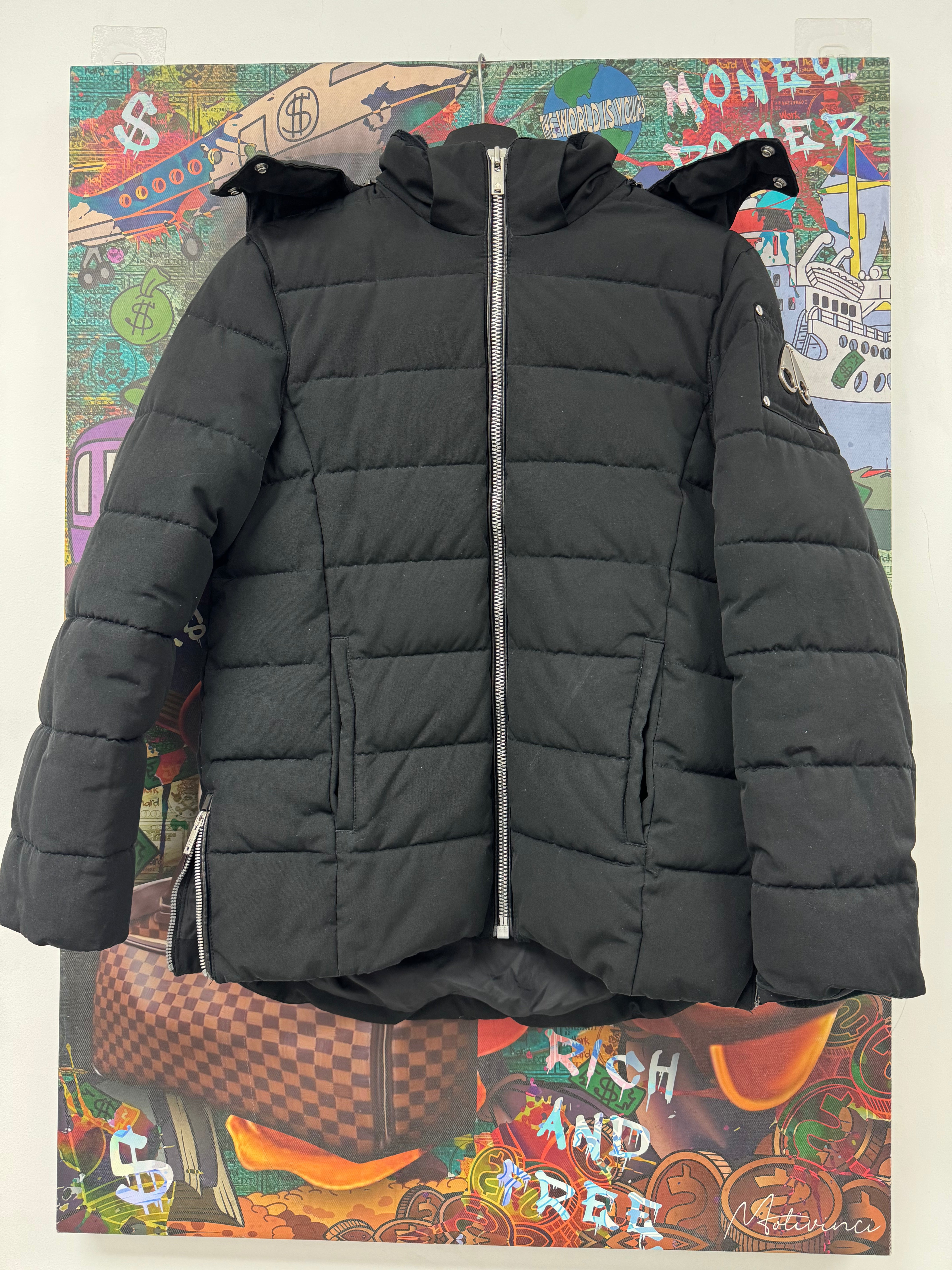 Moose Knuckle Jacket Black Used XL