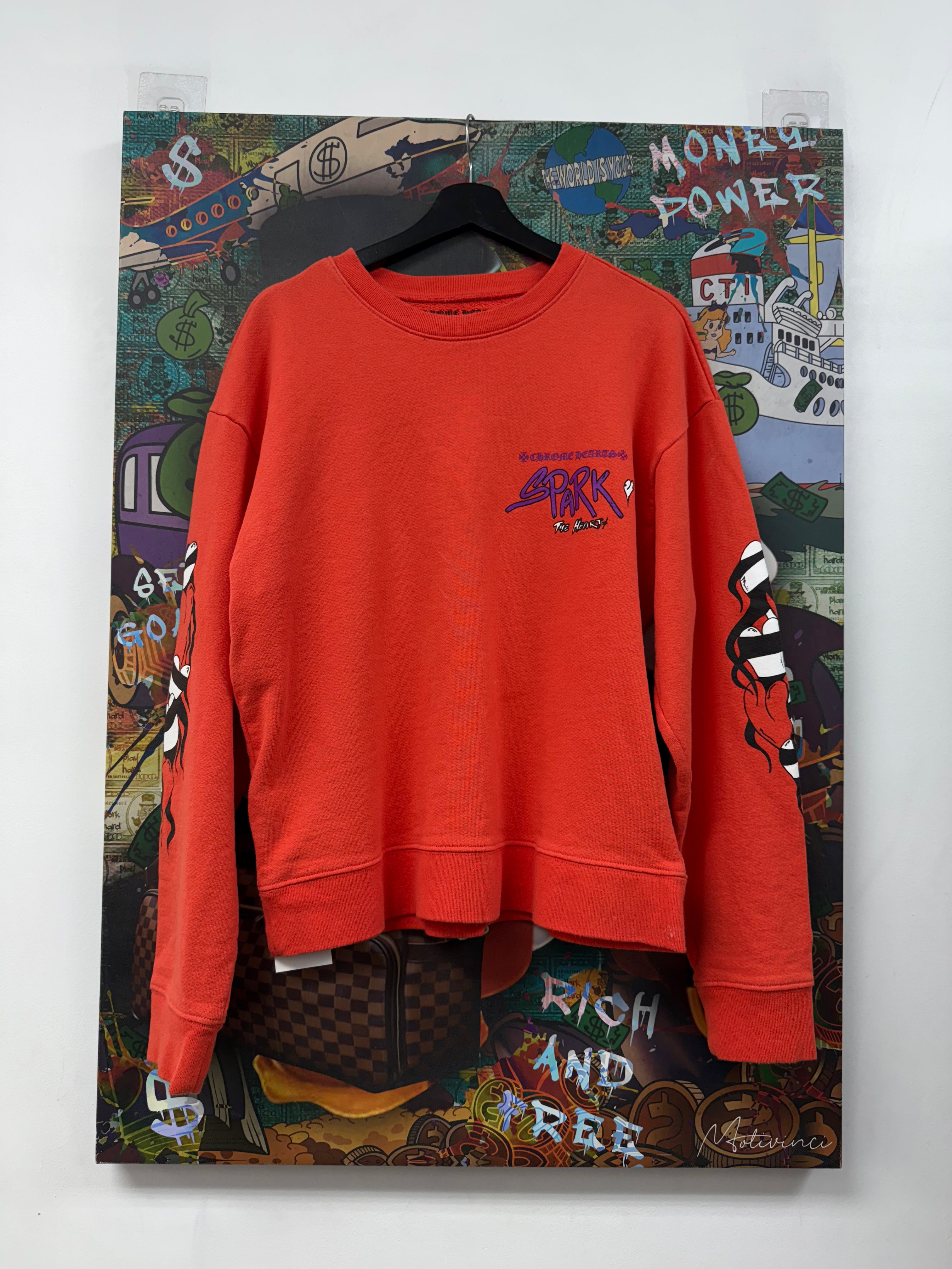 Chrome Hearts Matty Boy Sadistic Lipstick Crewneck