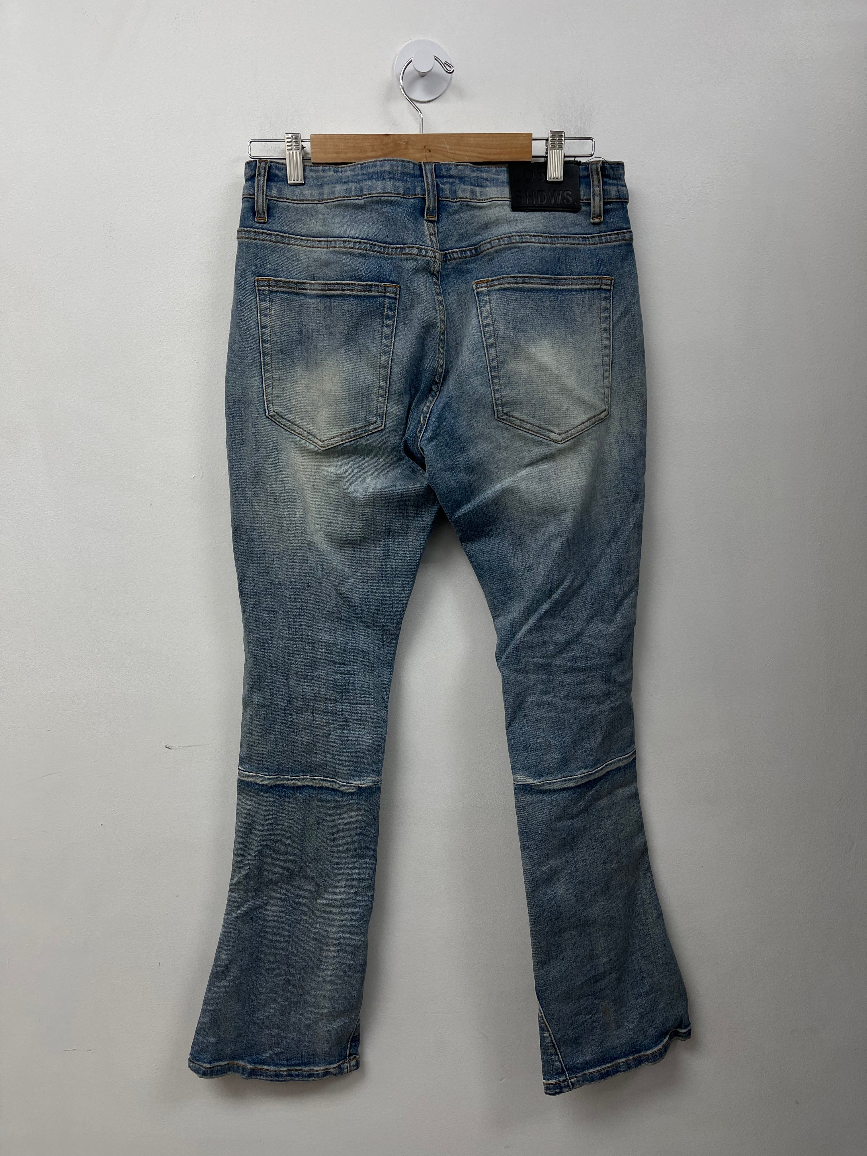 LOSTSHDWS Light Wash Black Jeans