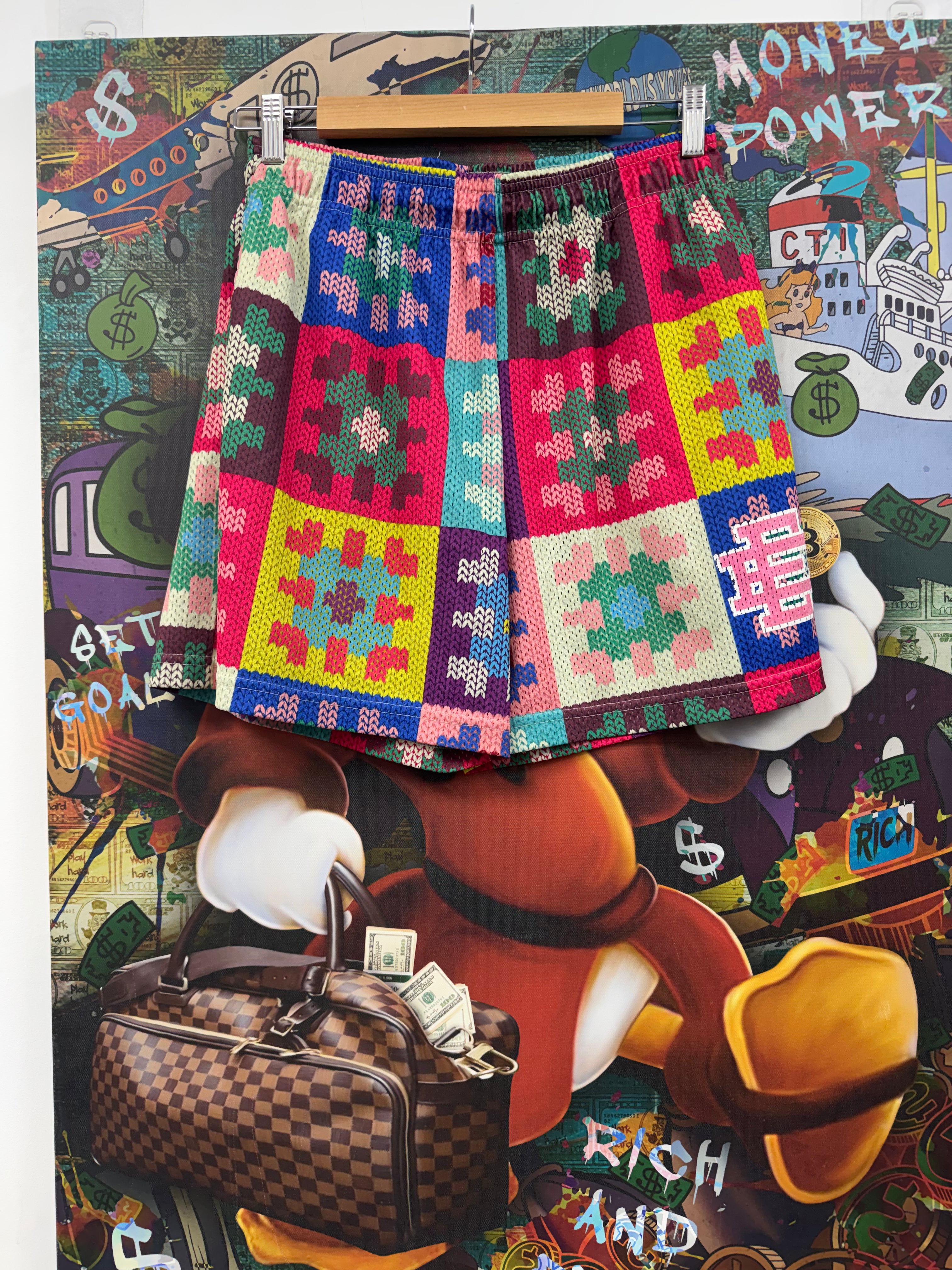 Eric Emanuel Multi Patchwork Shorts
