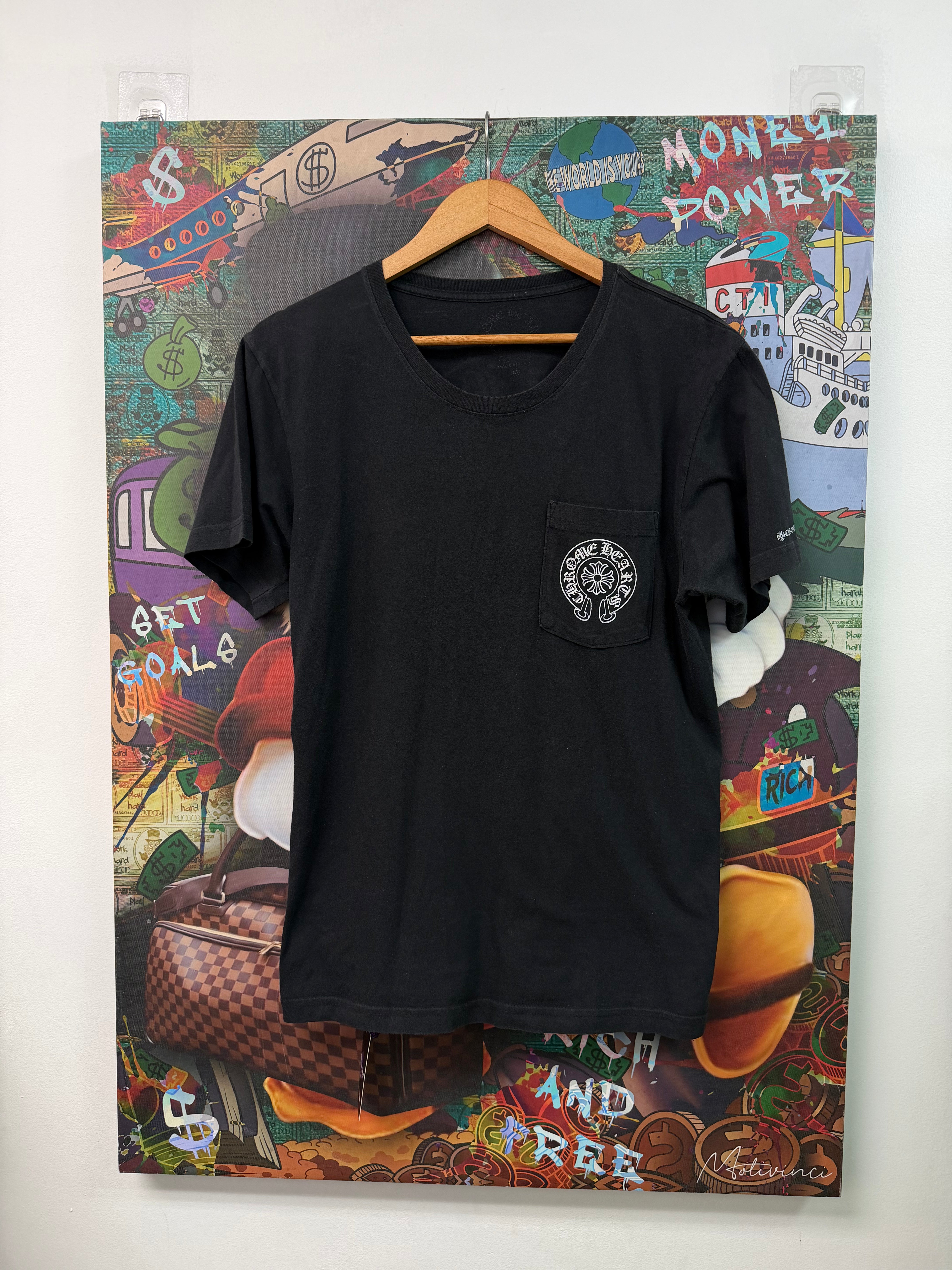 Chrome Hearts Black Horseshoe Tee