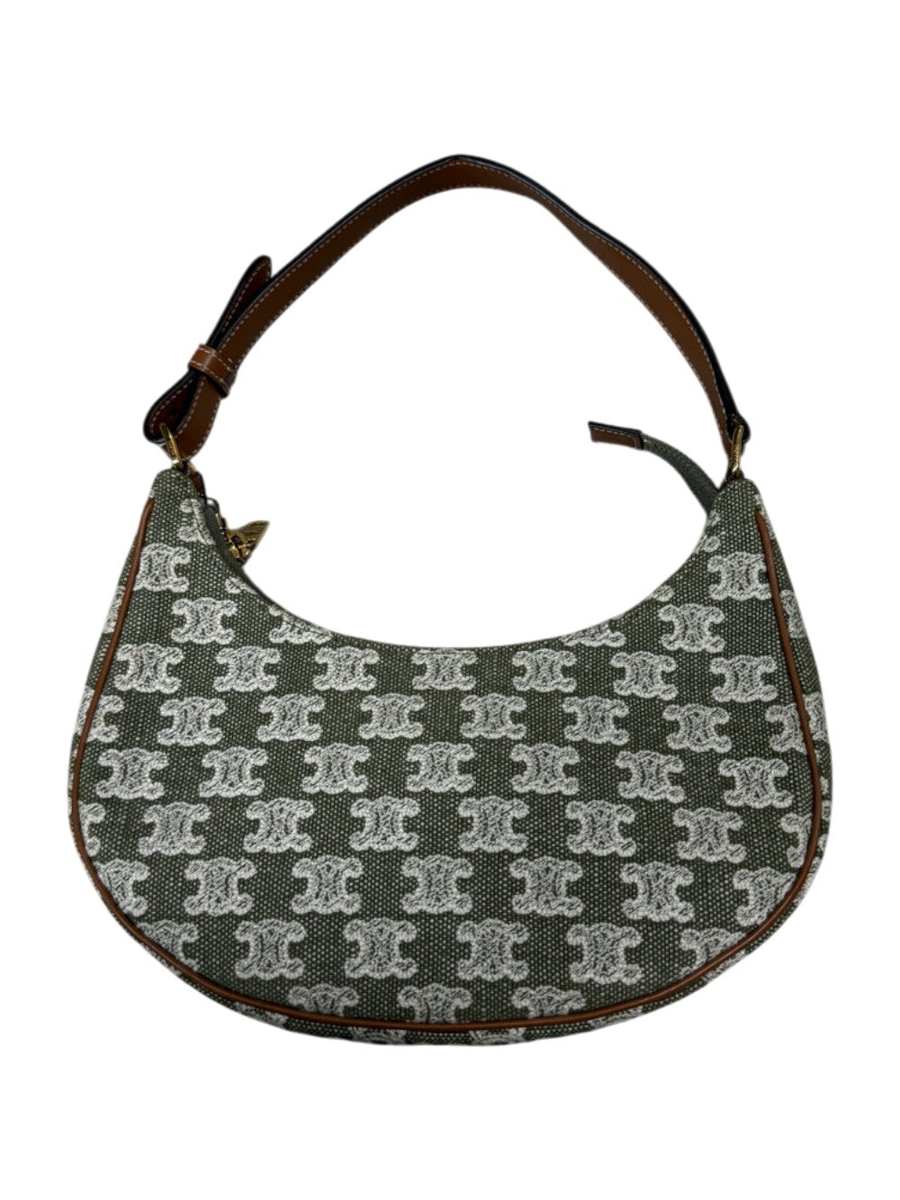 Celine Ava Triomphe Olive Bag