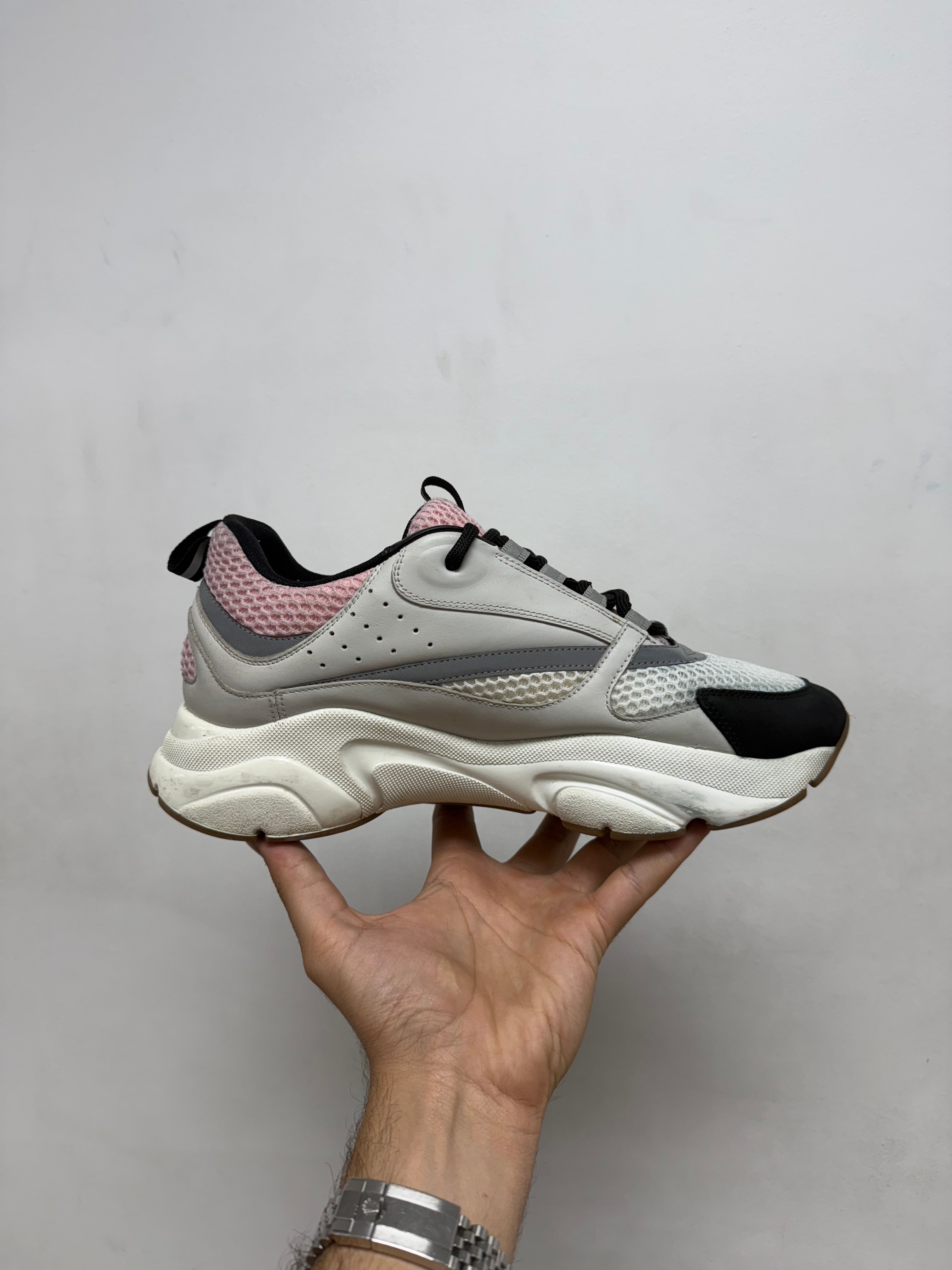 Dior White Pink B22 Sneakers
