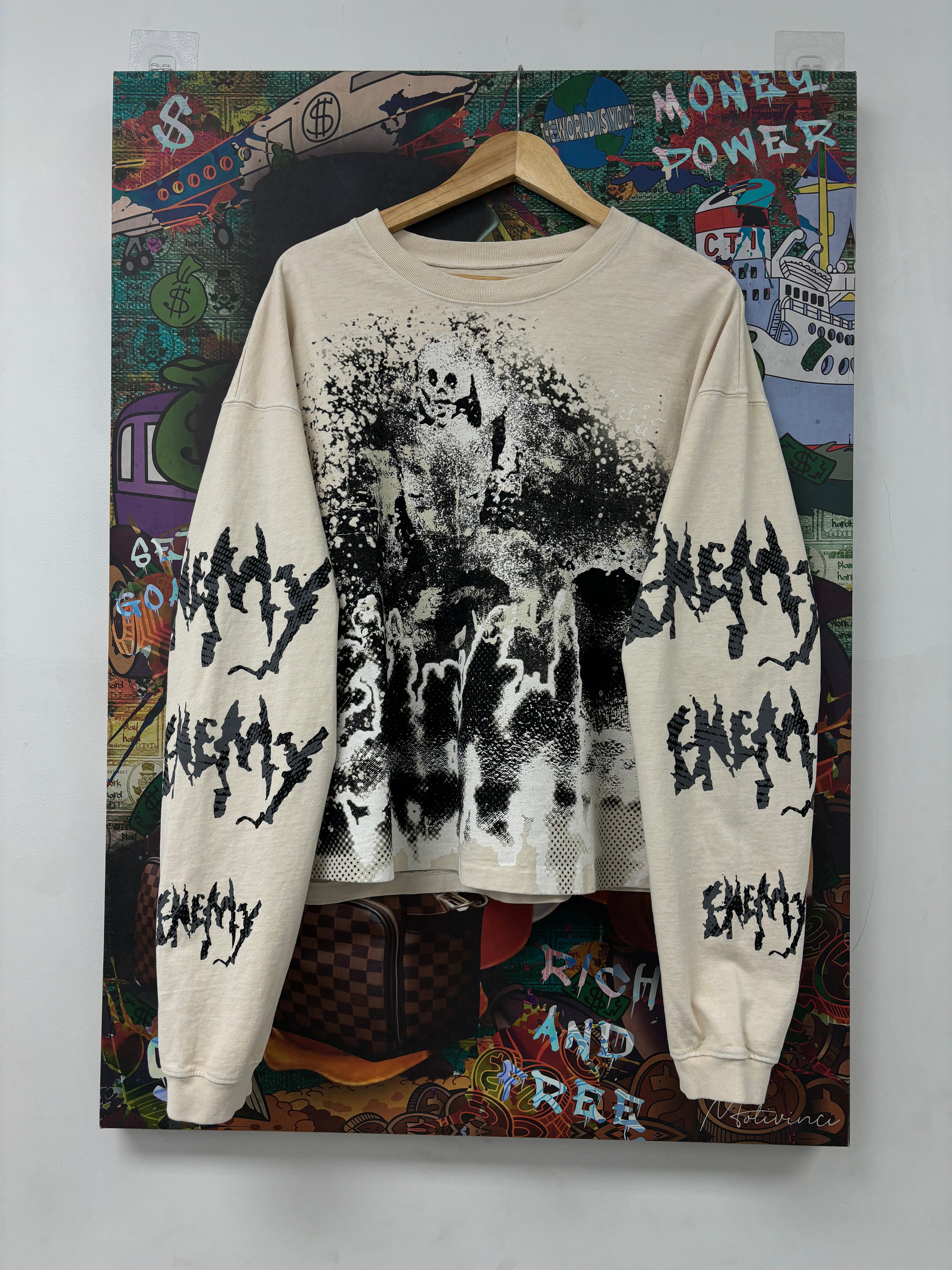 RRR-123 'Theatre' White Long Sleeve