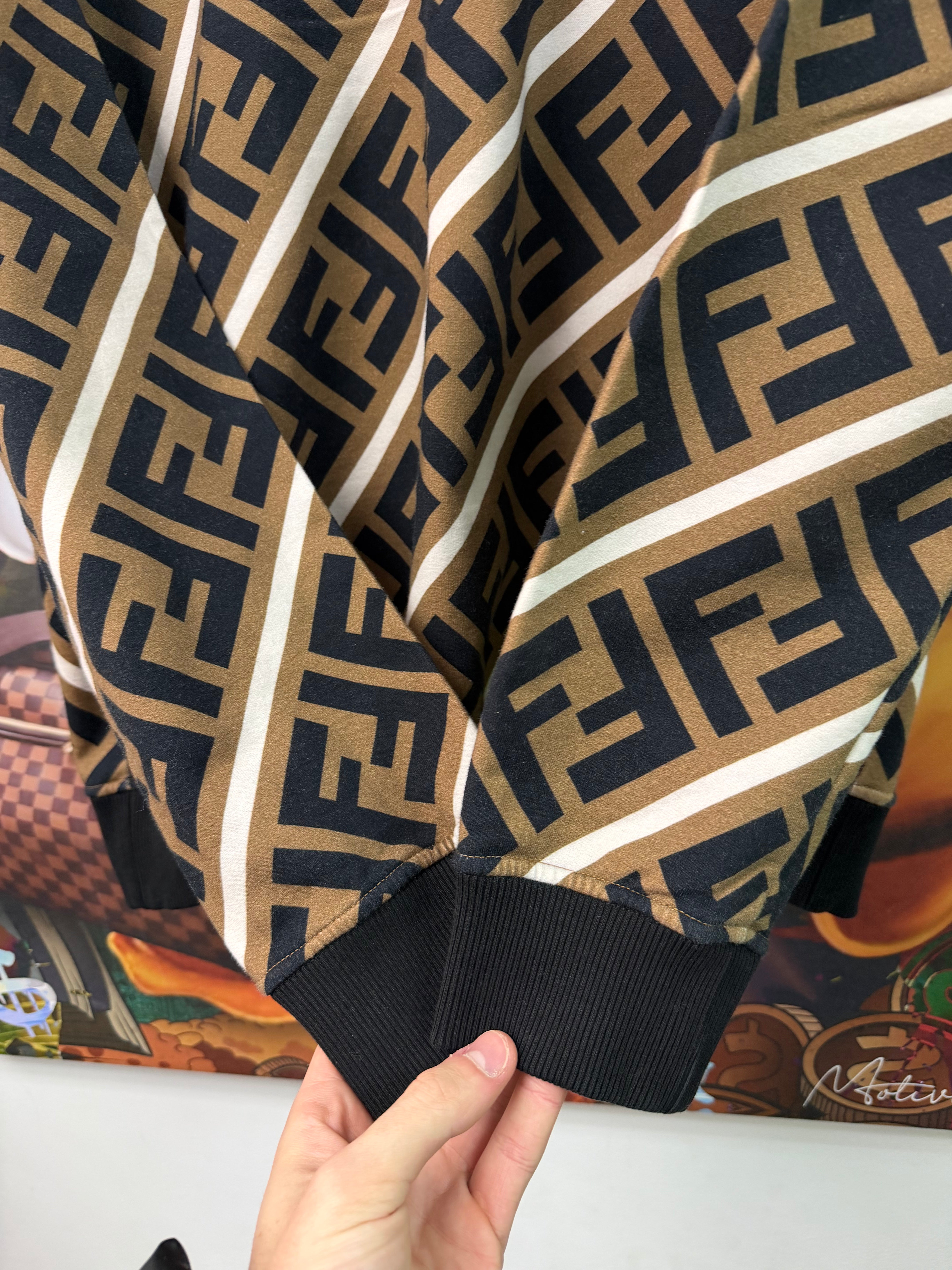 Fendi All Over Monogram Crewneck