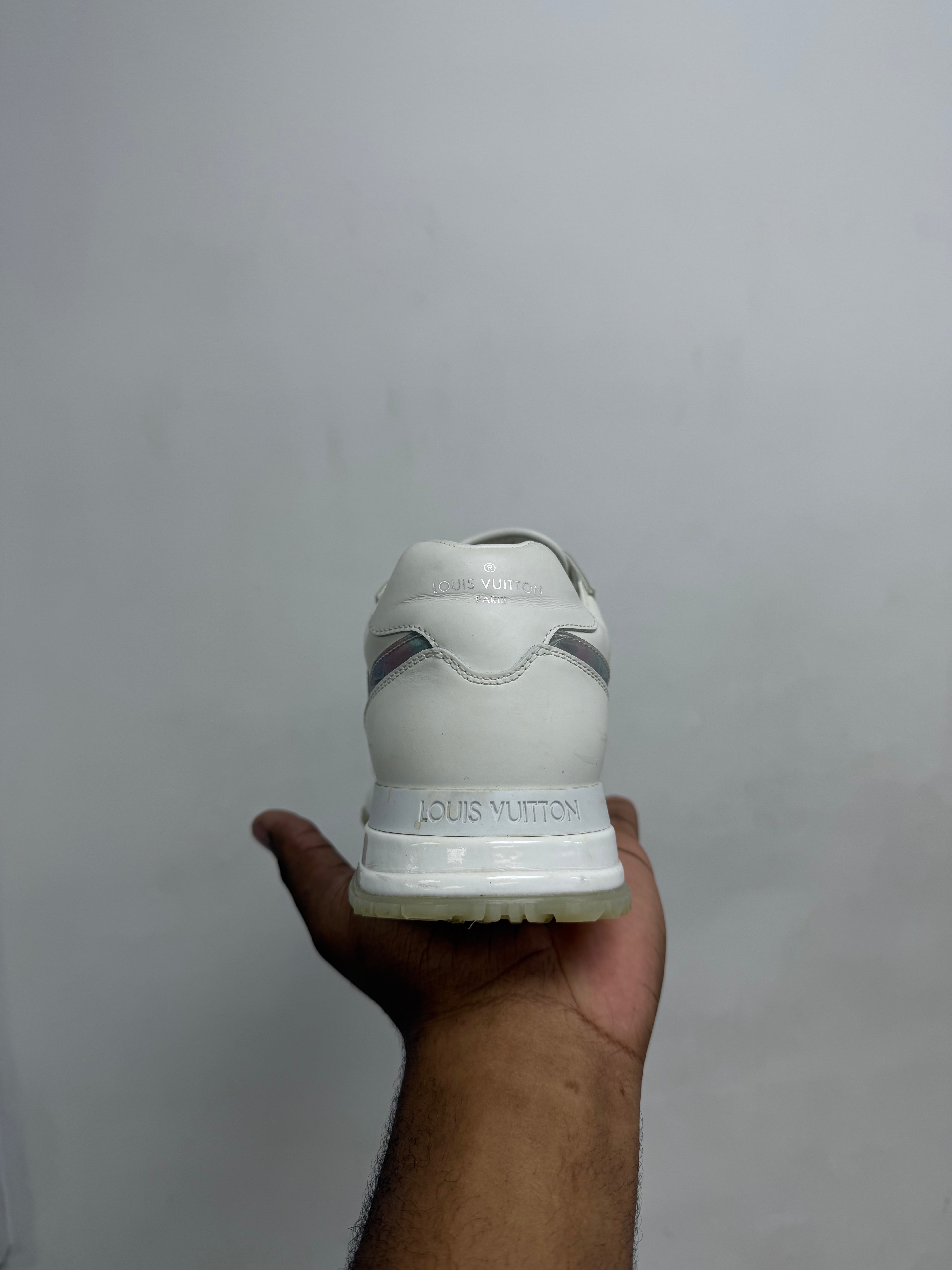 Louis Vuitton White Holo Multi Tri Color Sneakers